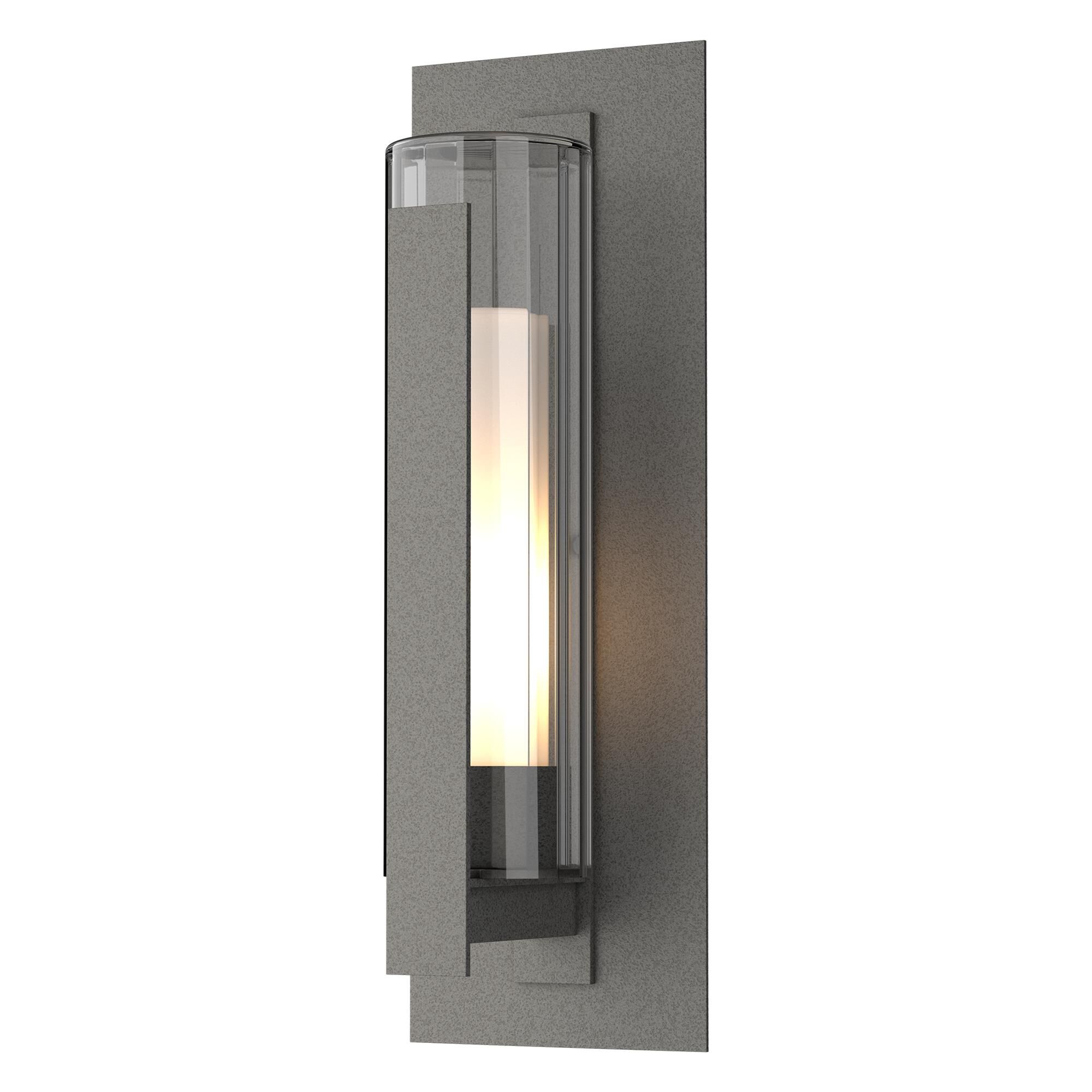 Shown in Coastal Natural Iron finish and Opal And Clear glass