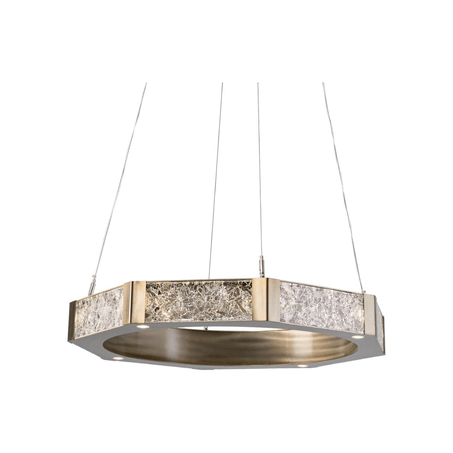 Levi Wilson Glacier 36 Inch 20 Light LED Chandelier,
