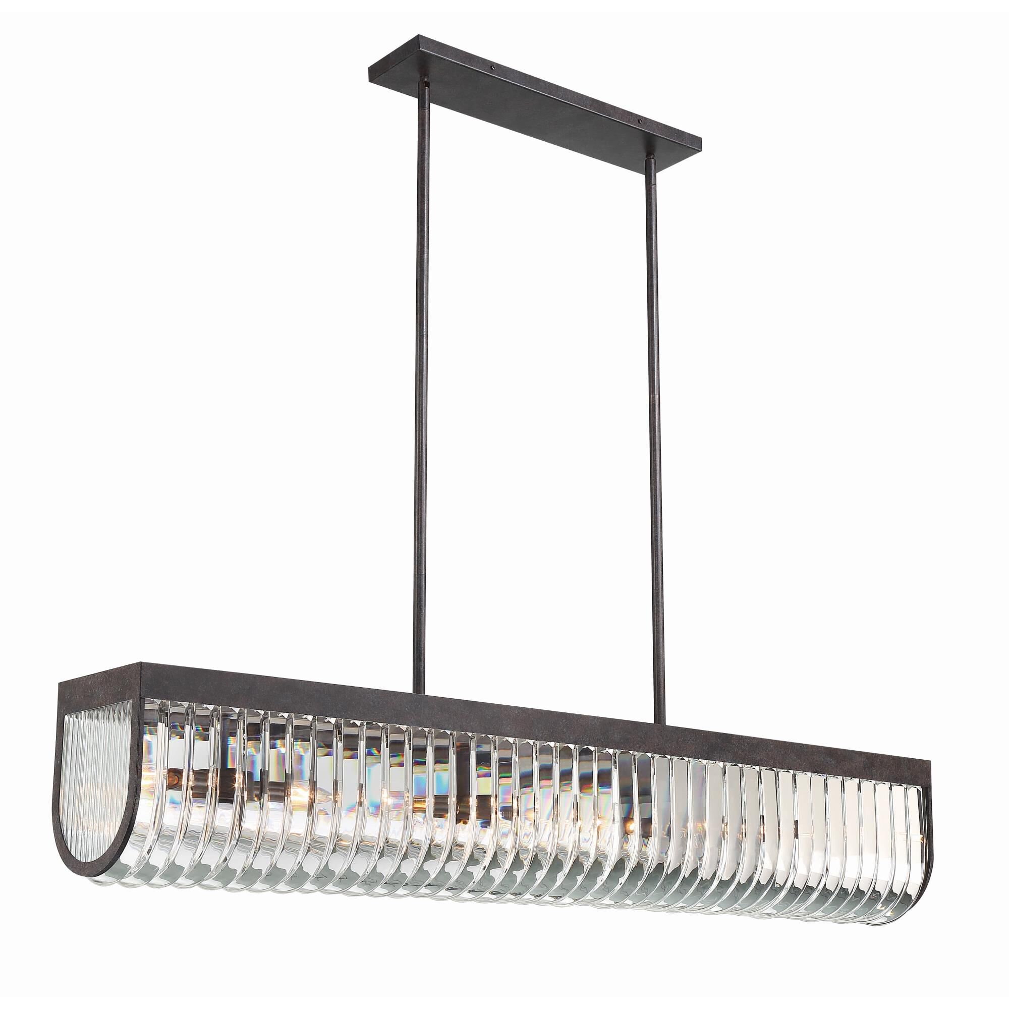 Alister 49 Inch 6 Light Linear Suspension Light by Crystorama