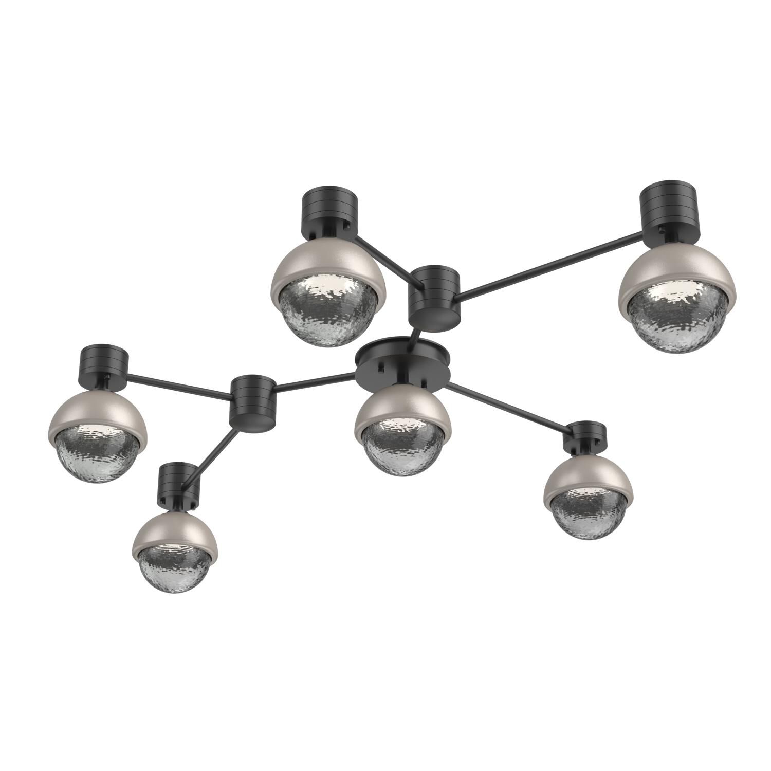 Levi Wilson Cabochon 41 Inch Flush Mount by Hammerton Studio
