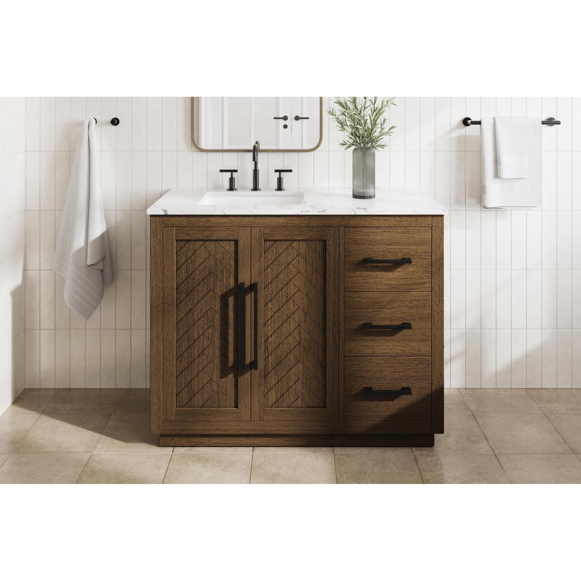 Chase 42 Inch Bath Vanity by Elegant Dcor