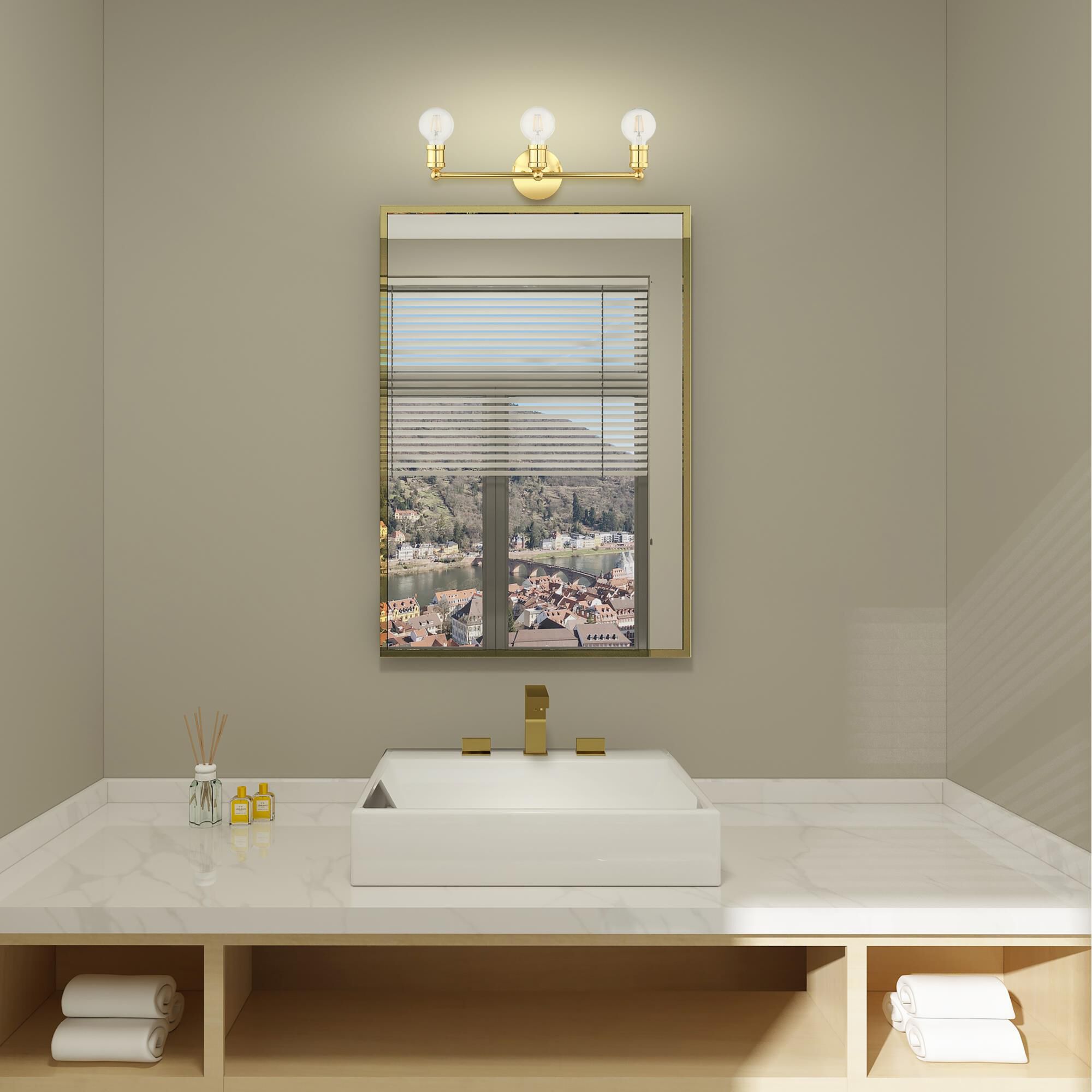 Lansdale 20 Inch 3 Light Bath Vanity Light by Livex Lighting