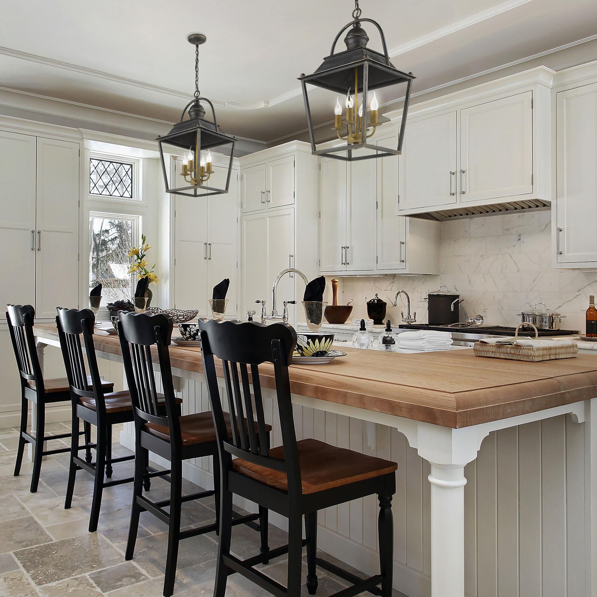 Christoff Cage Pendant by Golden Lighting