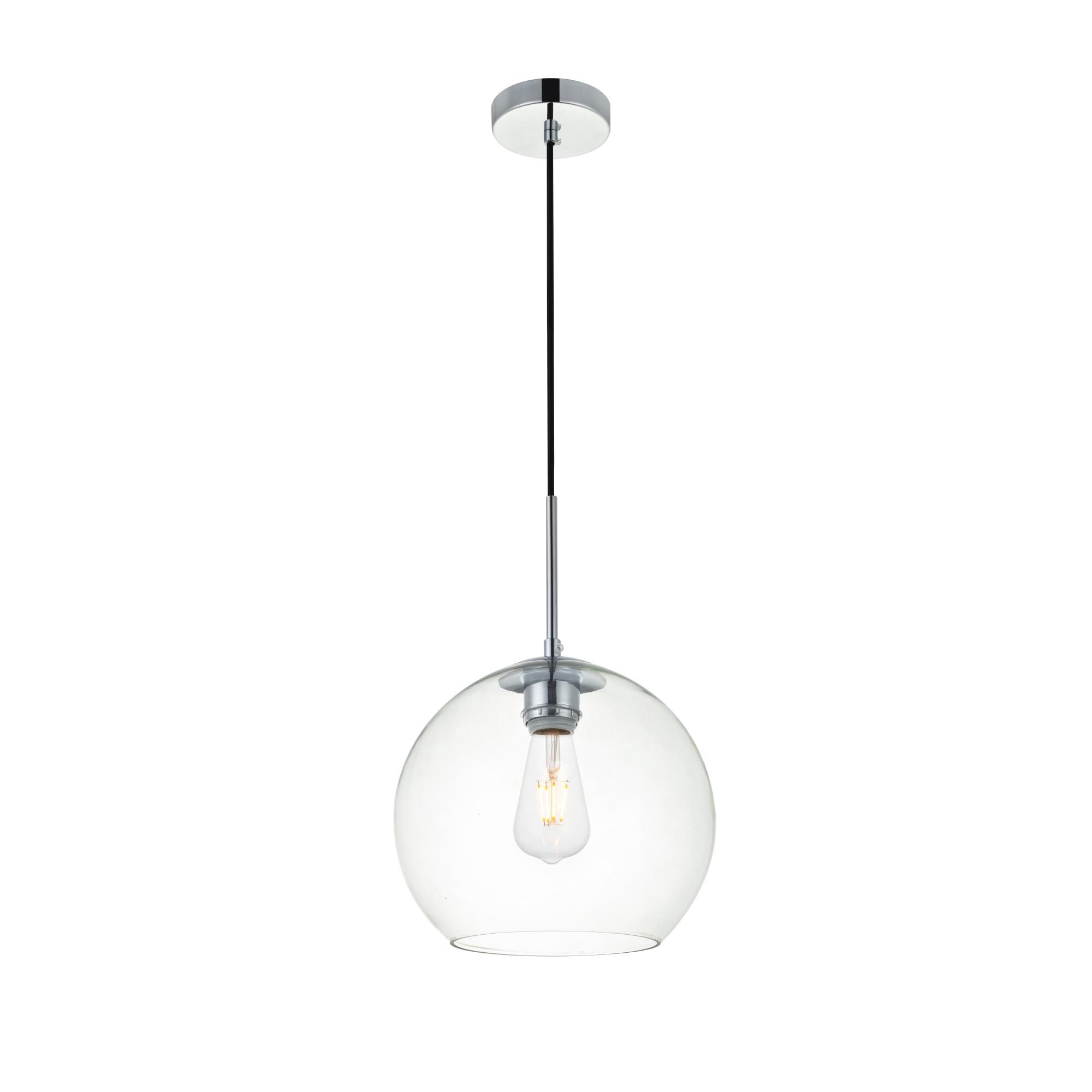 Baxter 10 Inch Mini Pendant by Elegant Lighting