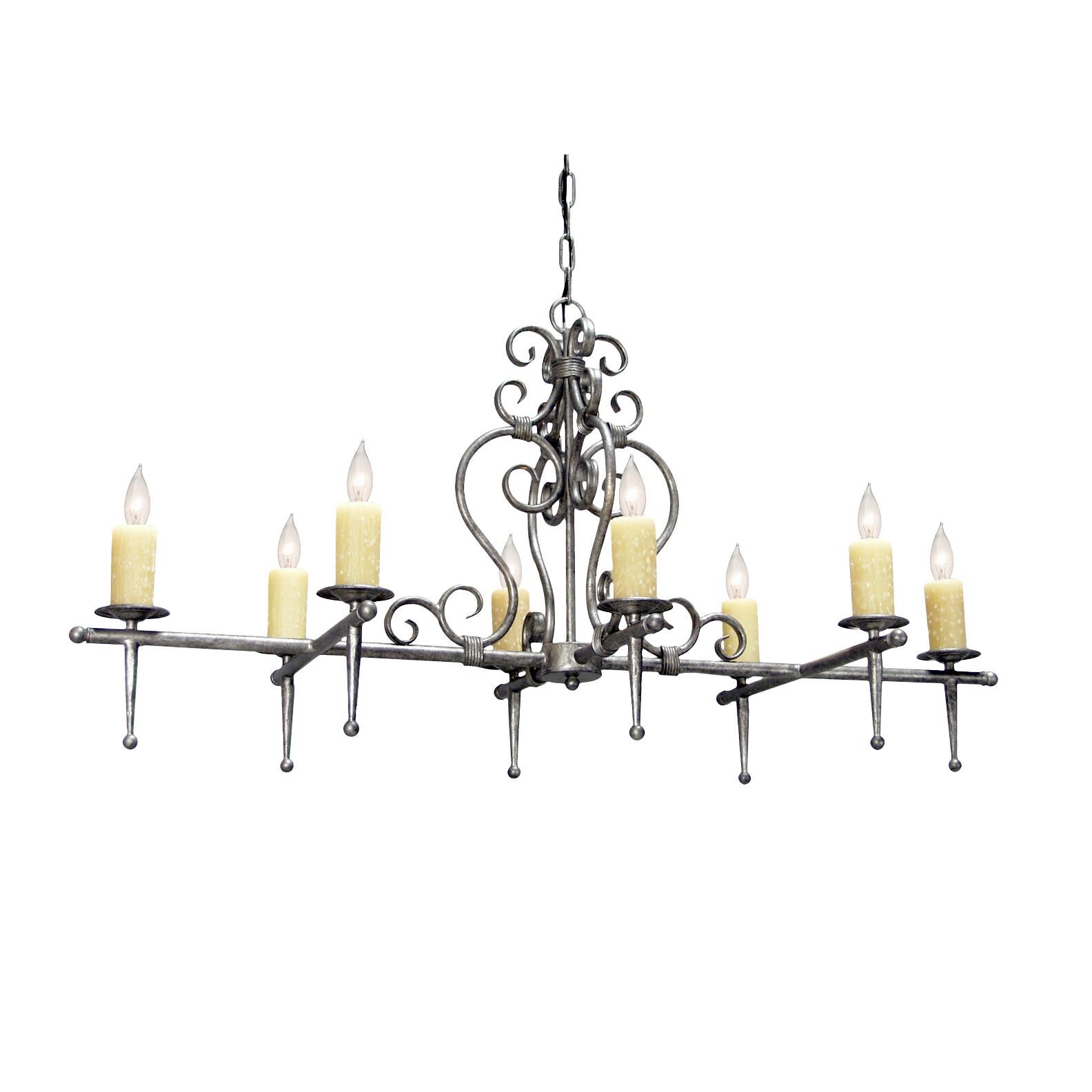 Monica 48 Inch 12 Light Chandelier by Meyda Lighting