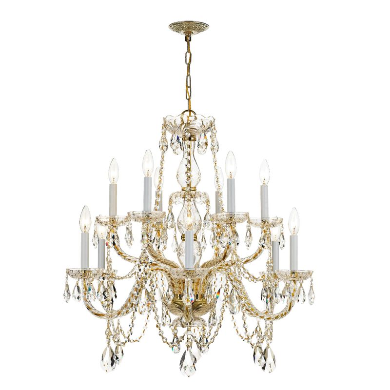 Traditional Crystal 31 Inch Chandelier by Crystorama