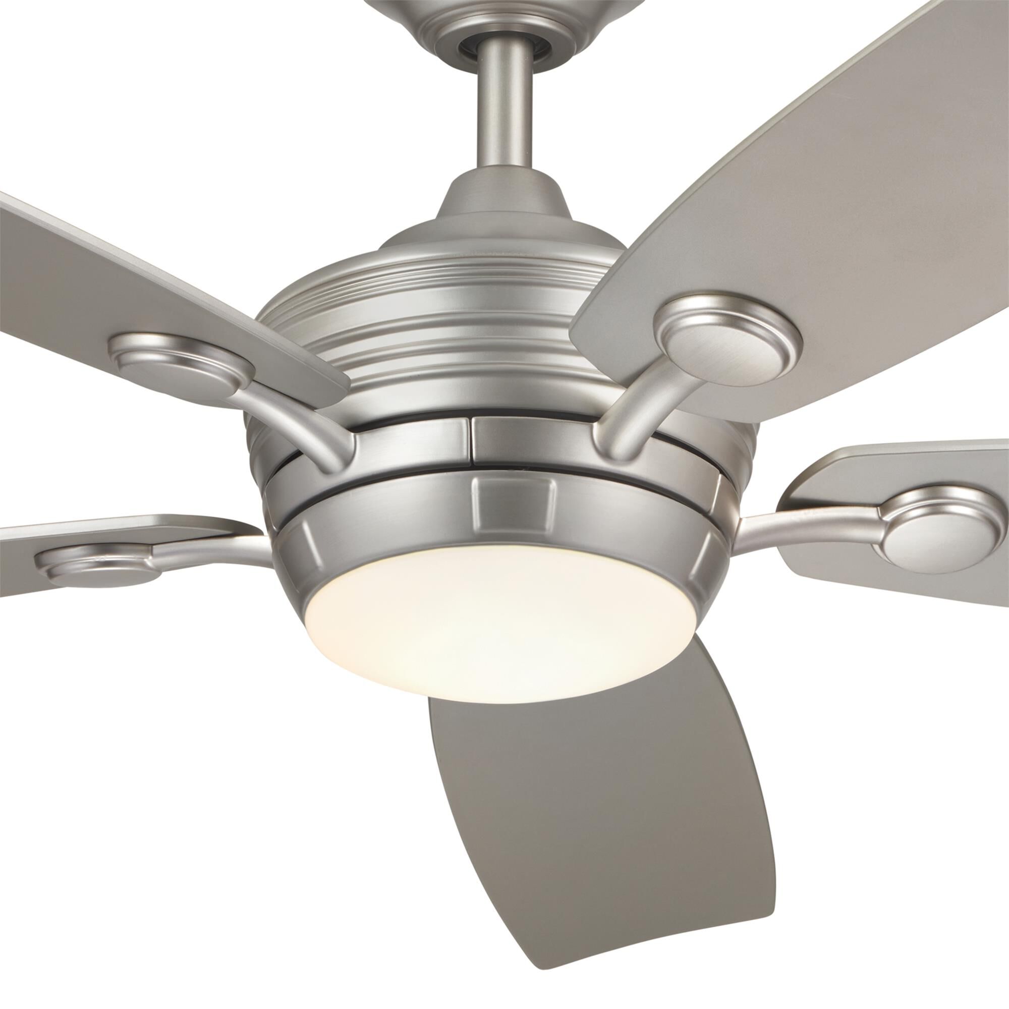 Shown in Brushed Nickel finish and Frosted glass