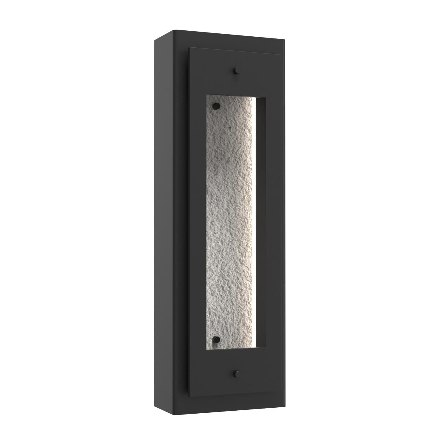 Shown in Textured Black finish and Bianco Marble Motif accent