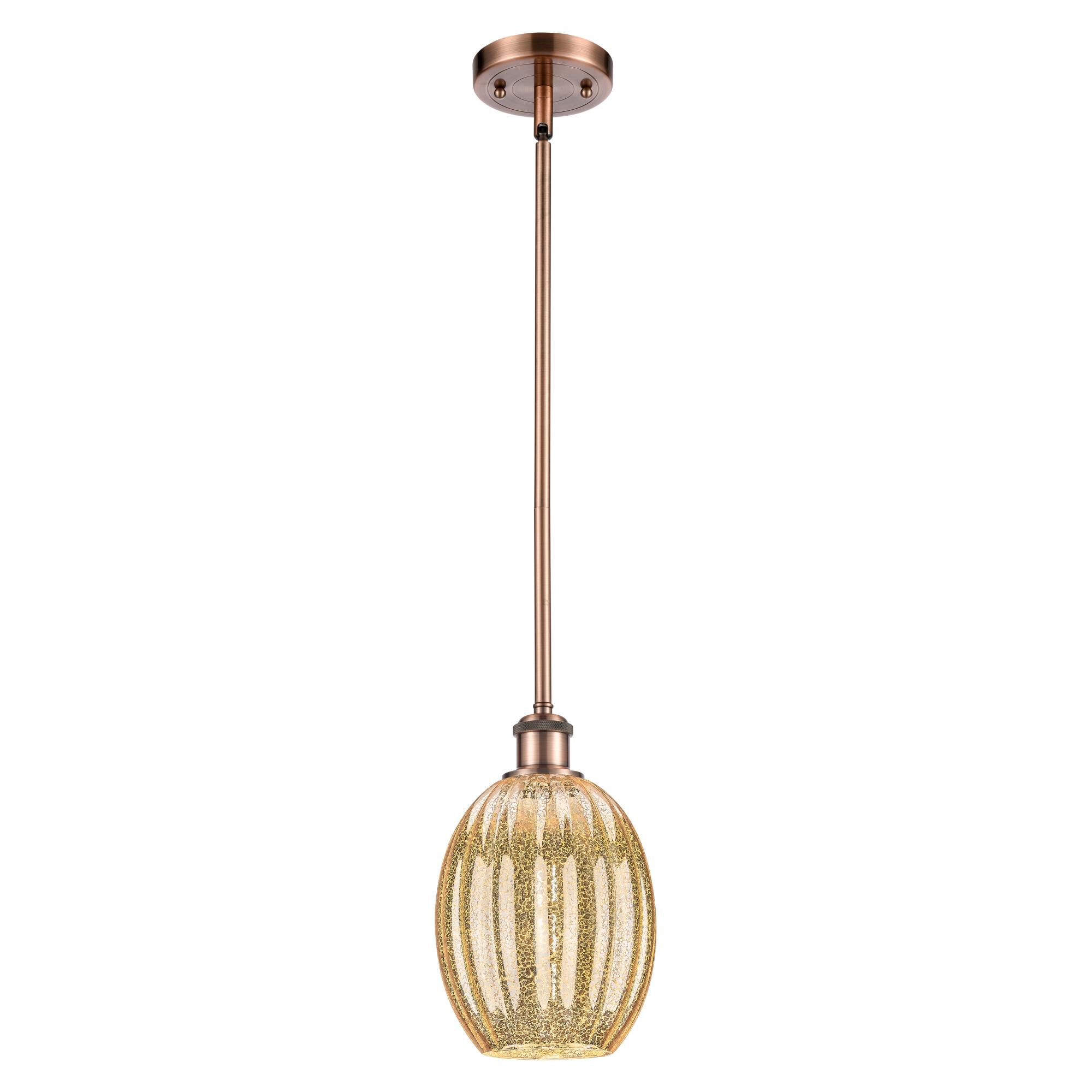 Shown in Antique Copper finish and Mercury glass