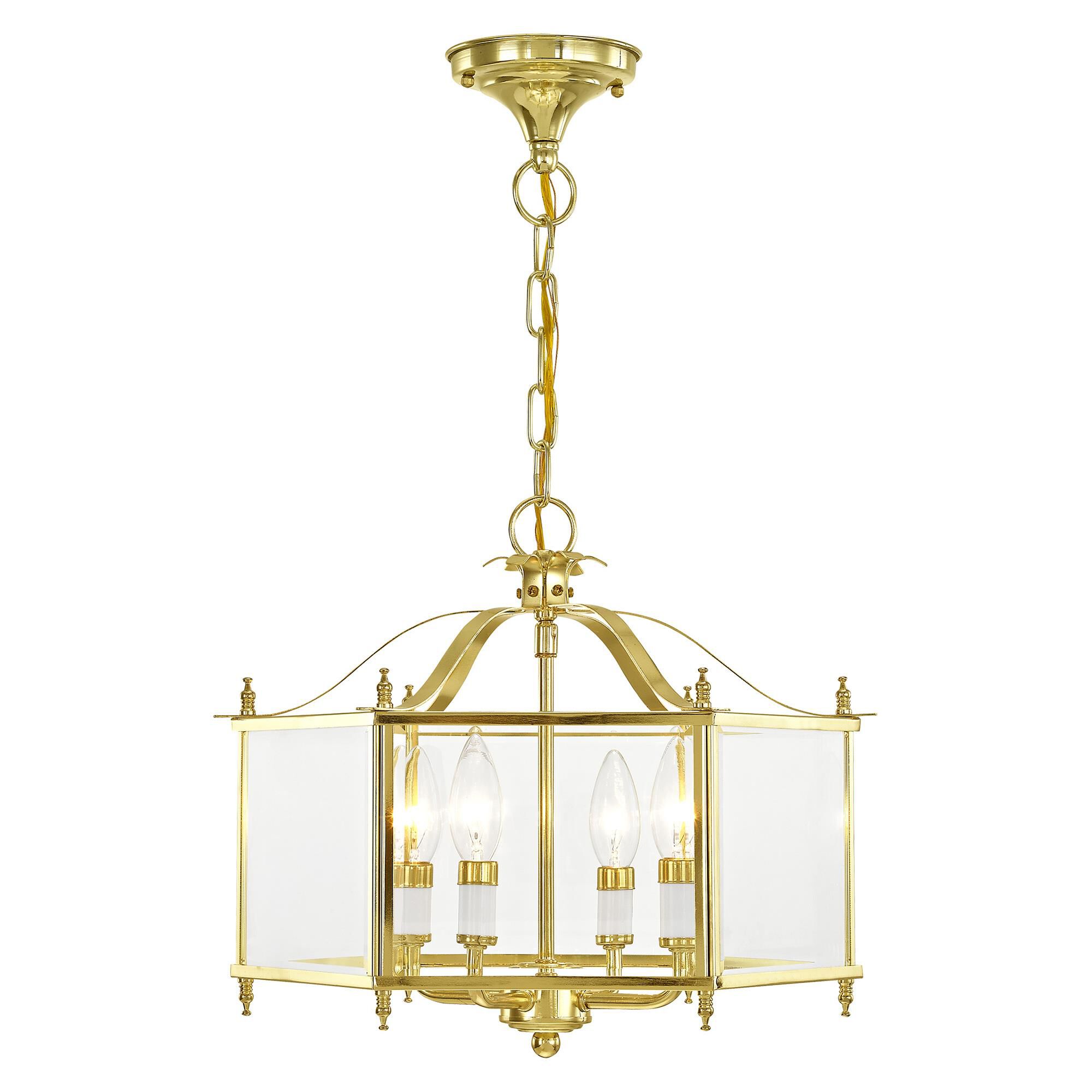 Livingston 15 Inch Cage Pendant by Livex Lighting