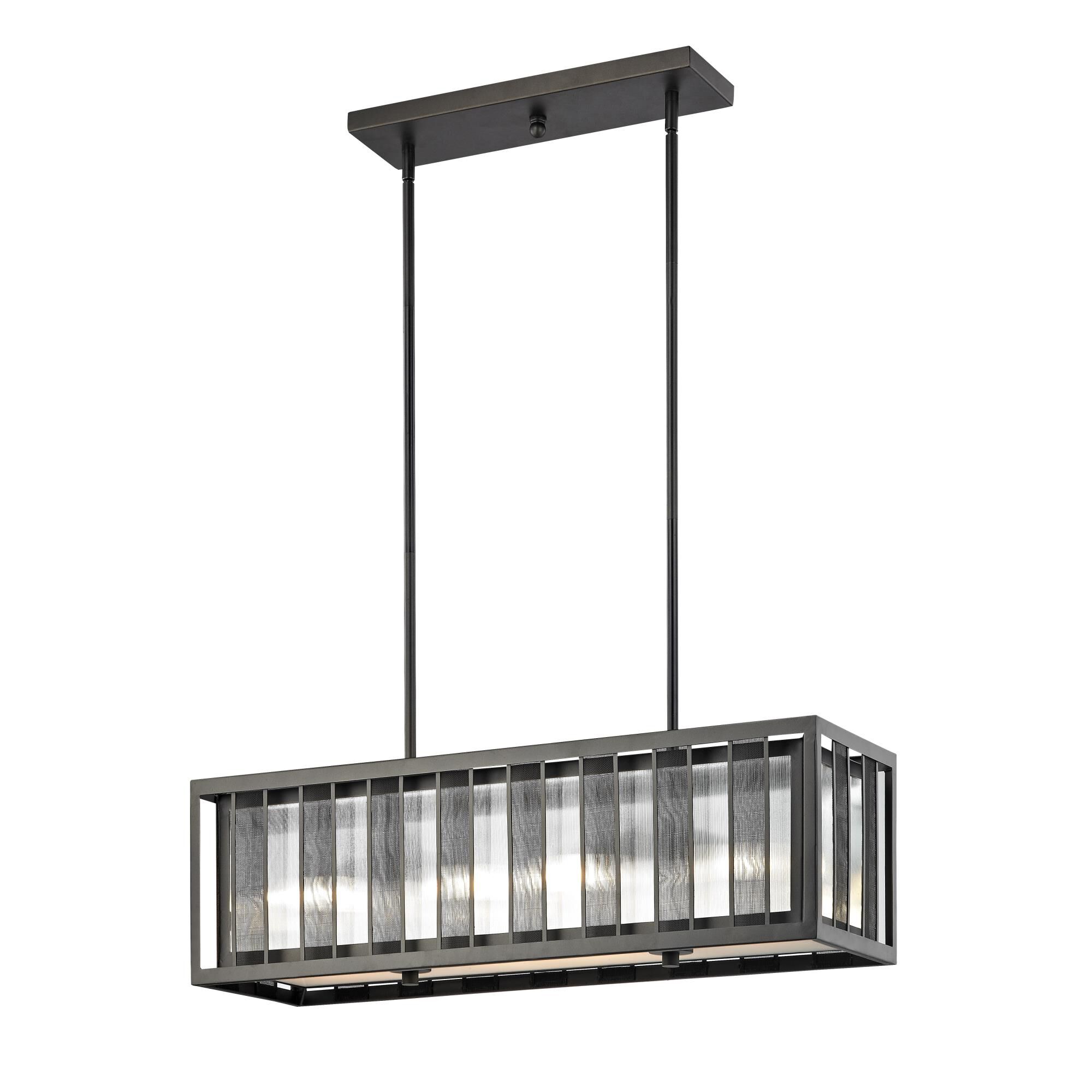 Meridional 32 Inch 4 Light Linear Suspension Light by Z-Lite