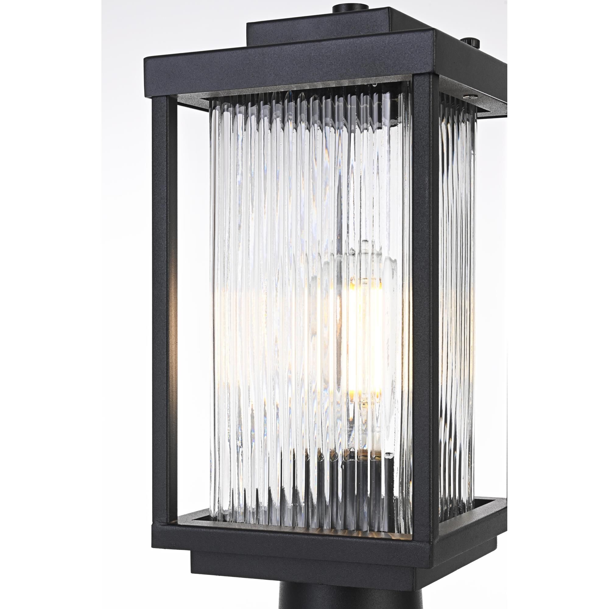 Ludlow 17 Inch Outdoor Post Lamp by Elegant Lighting