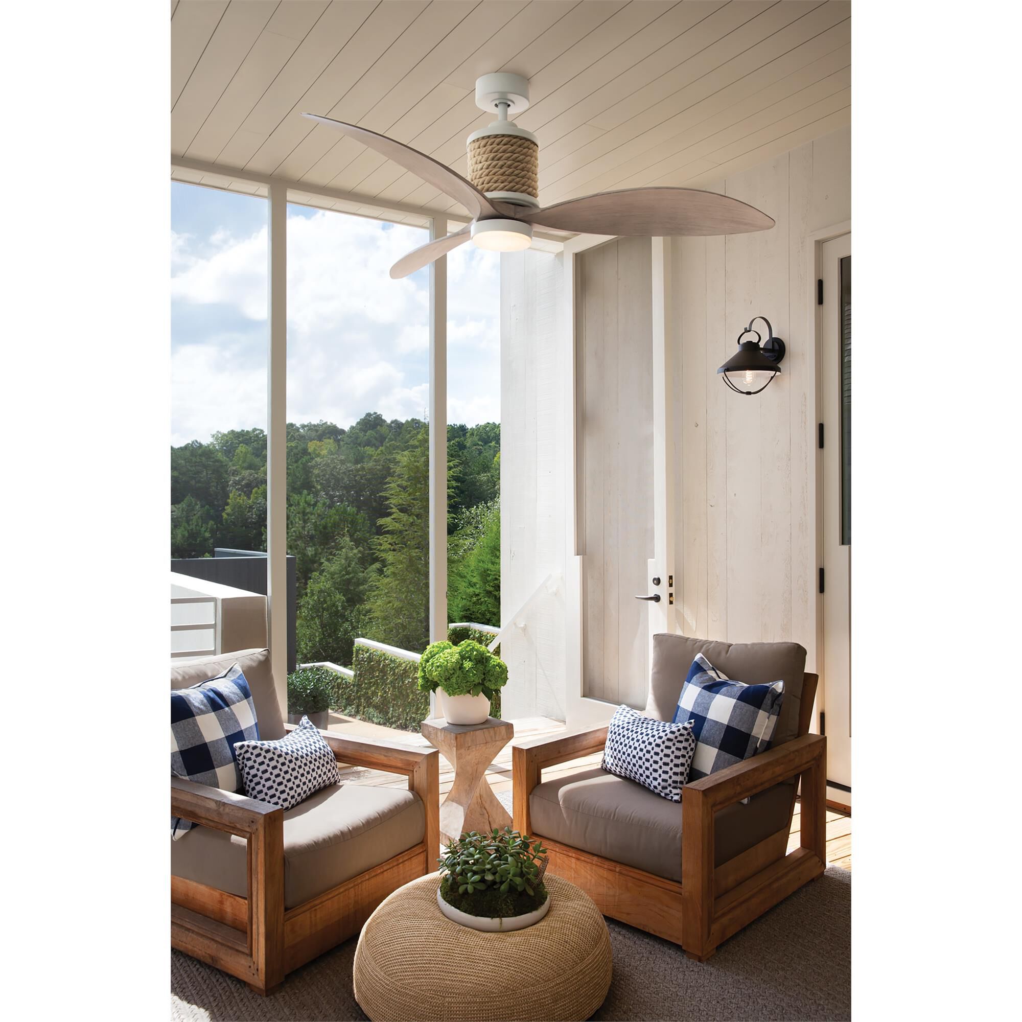 Marin 60 Inch Ceiling Fan with Light Kit,
