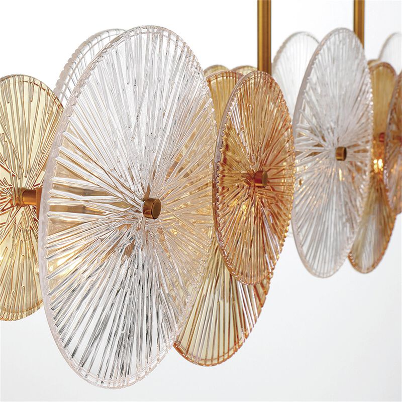 Sue-Anne Large Linear Chandelier by Eurofase Lighting