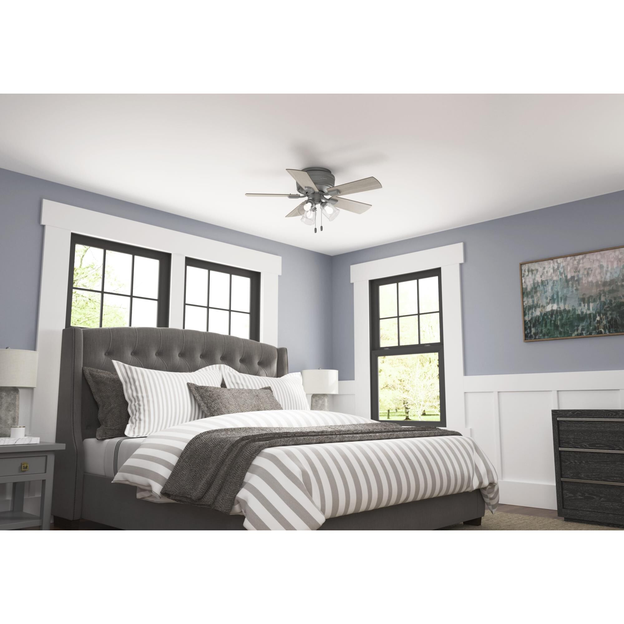 Crestfield Flush Mount Fan by Hunter Fan