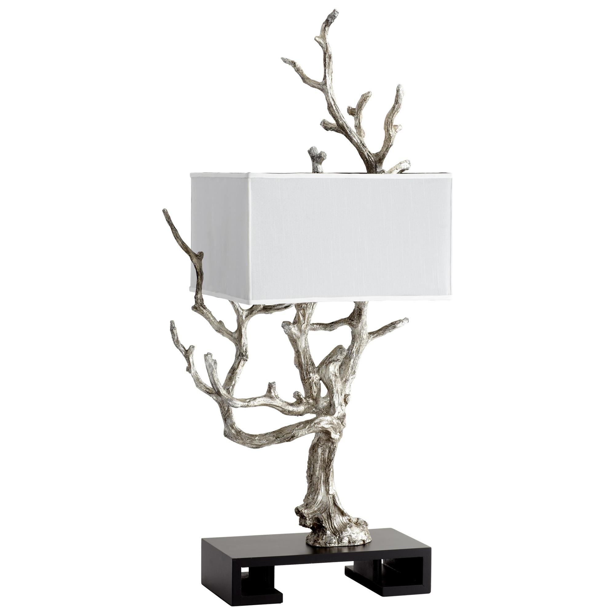 Shown in Mystic Silver finish and White shade