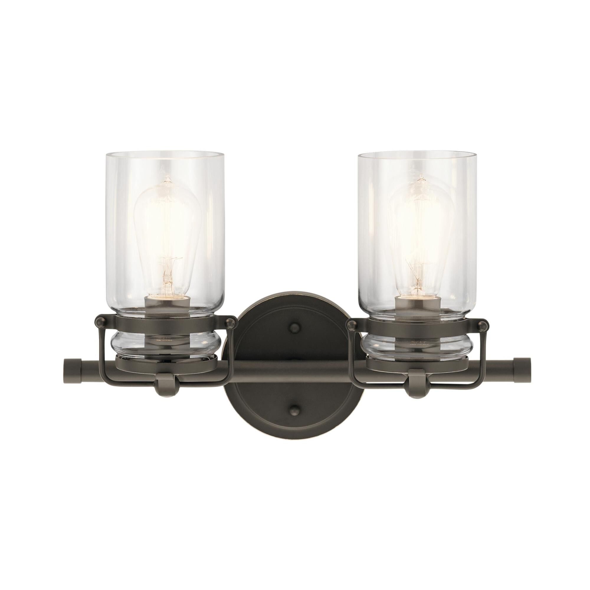 Brinley 15 Inch 2 Light Bath Vanity Light by Kichler Lighting