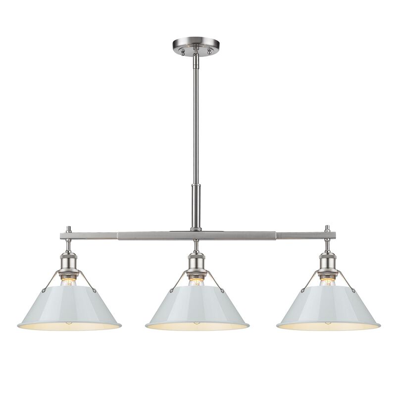 Orwell 36 Inch Linear Suspension Light by Golden Lighting
