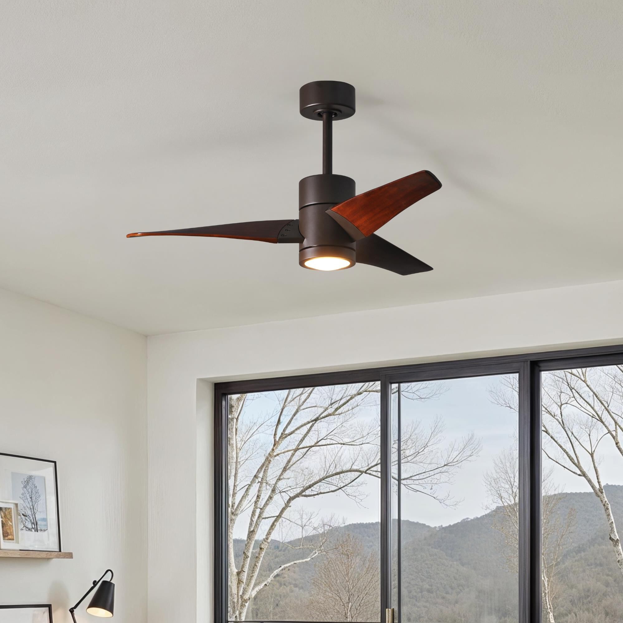 Super Janet 42 Inch Ceiling Fan with Light Kit by Matthews Fan Company