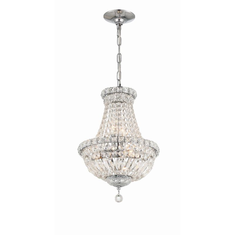 Roslyn 12 Inch Mini Chandelier by Crystorama