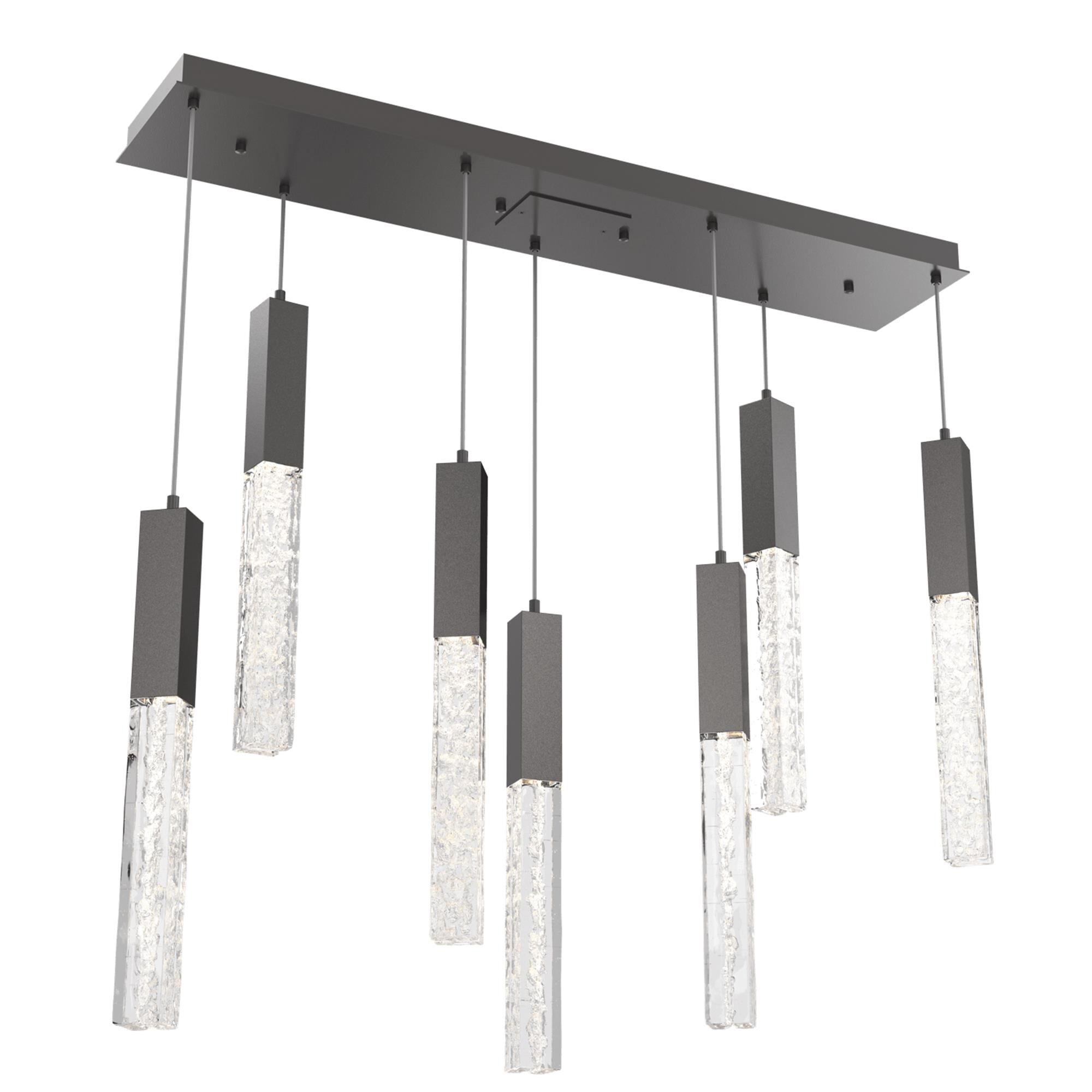 Glacier 42 Inch 7 Light LED Linear Suspension Light by Hammerton Studio