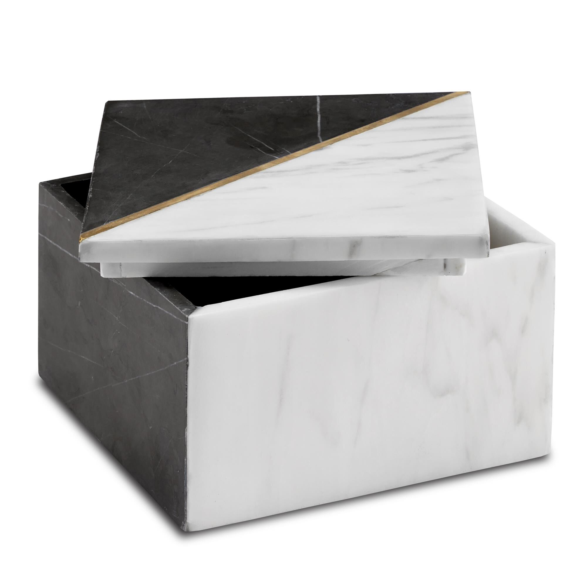 Deena Marble Box Accent Box by Currey and Company