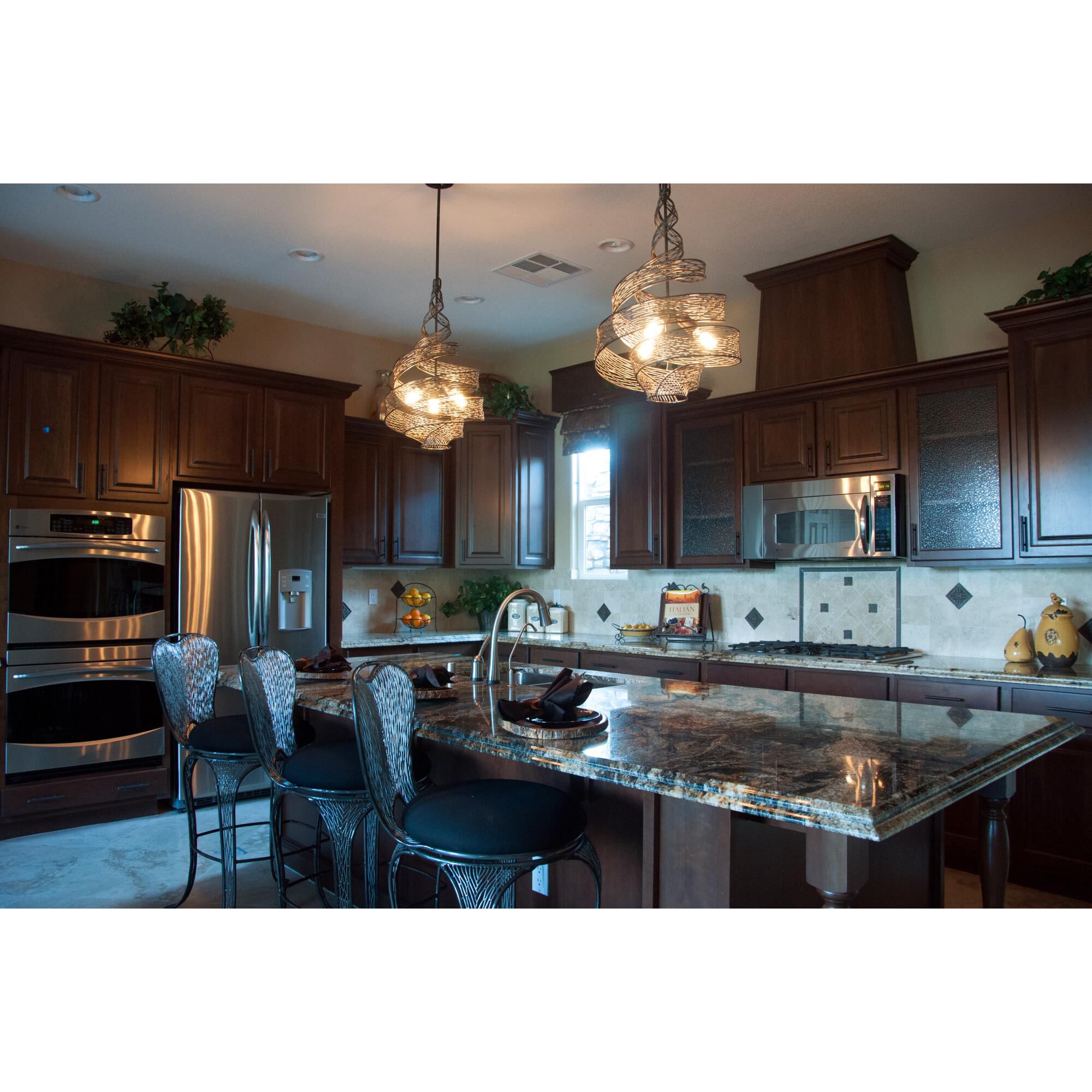 Shown in Steel finish and Hand-Forged Recycled Steel shade