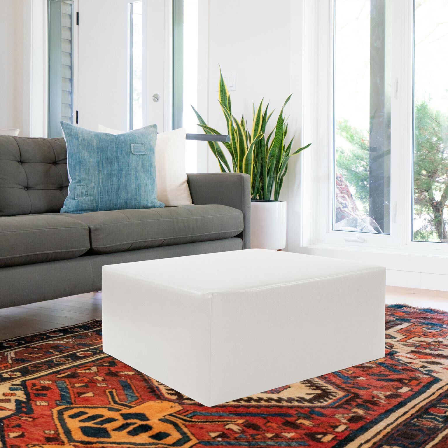 The Avanti Universal Ottoman by Howard Elliott Collection