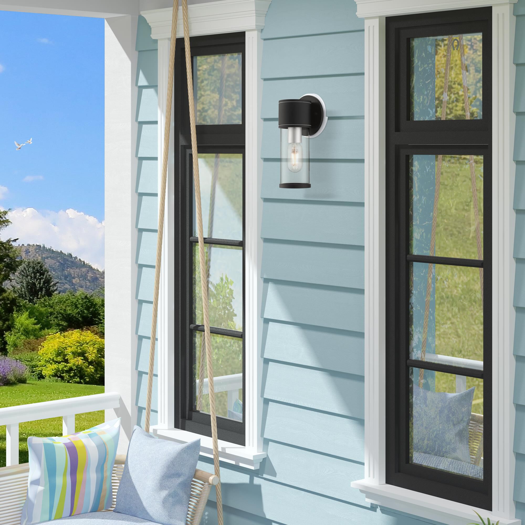 Livex Lighting Atlantic 10 Inch Tall Outdoor Wall Light