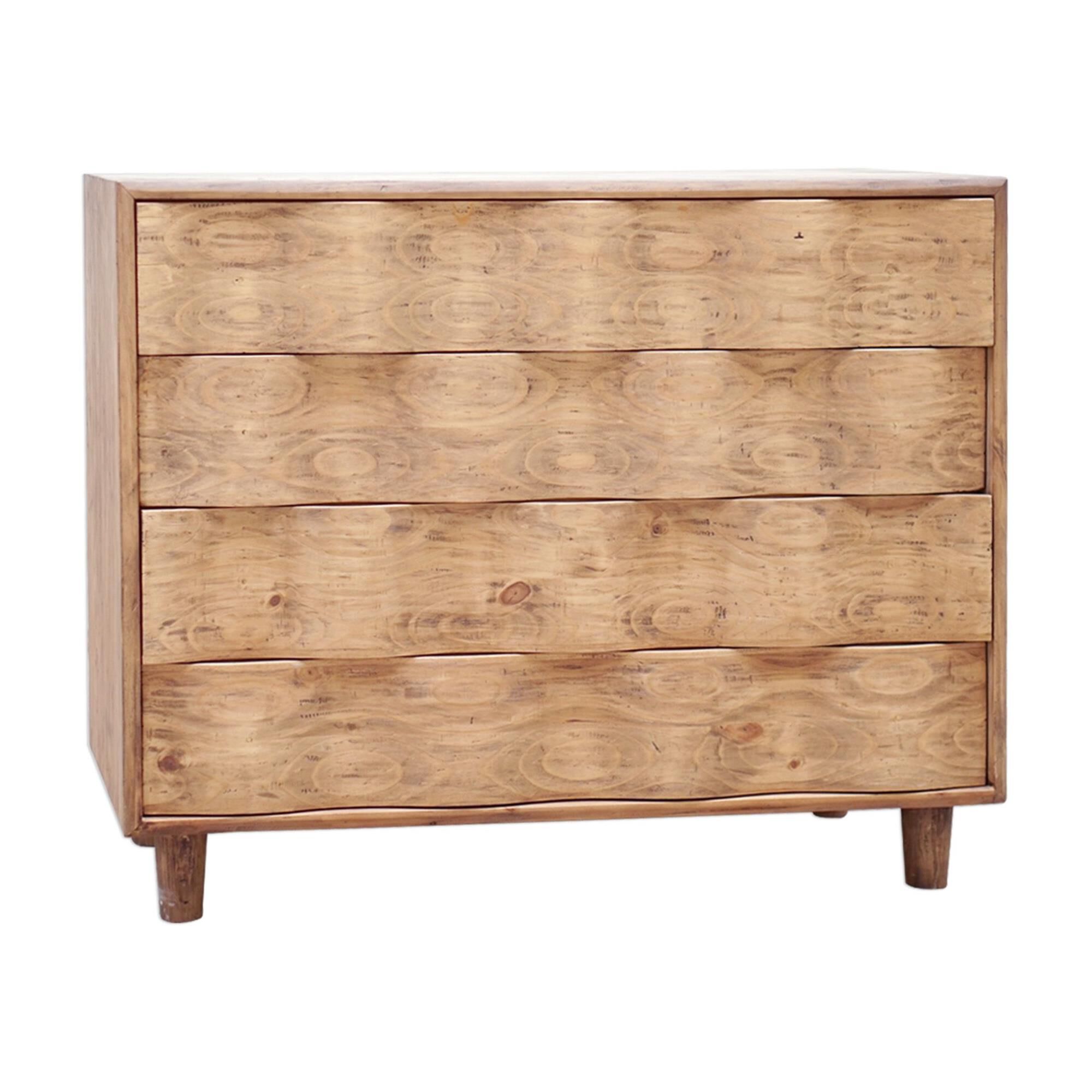Shown in Mid-Century Modern Inspired With An Updated Appeal, Layered In A Striking Pine Veneer Finished In A  finish