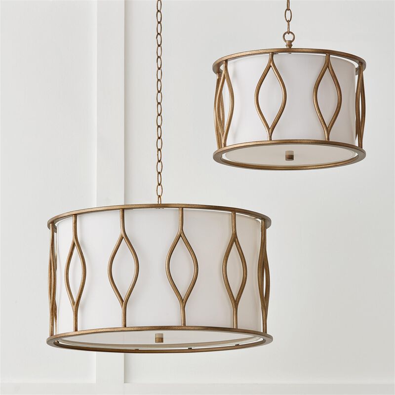 Cohen 16 Inch 3 Light Semi Flush Mount by Capital Lighting Fixture Company