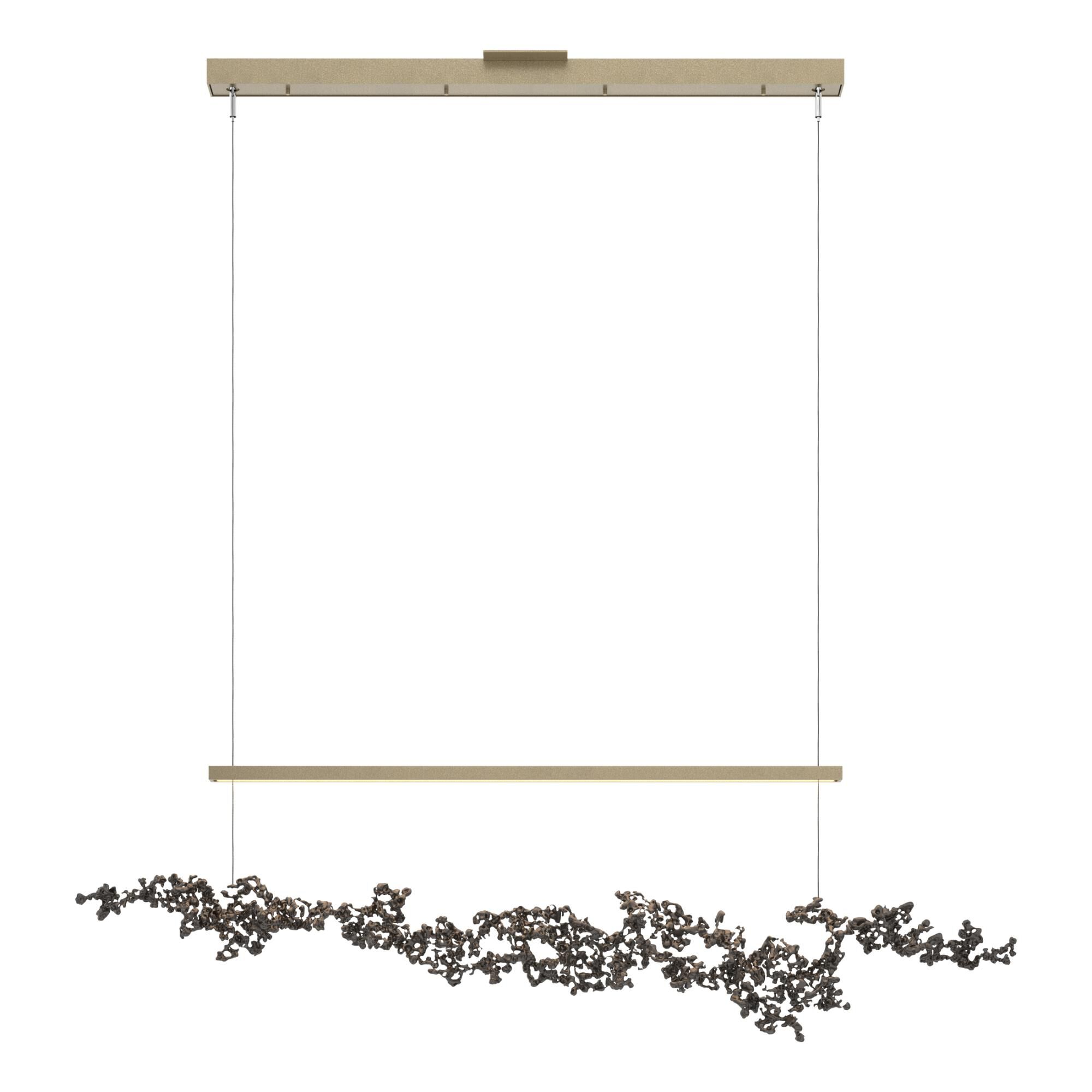 Shown in Soft Gold finish and Oil Rubbed Bronze Aluminum shade