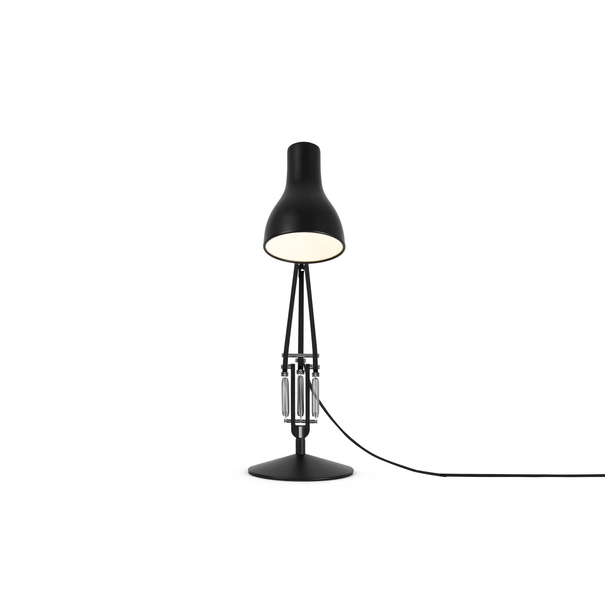 Shown in Jet Black finish and Aluminum shade