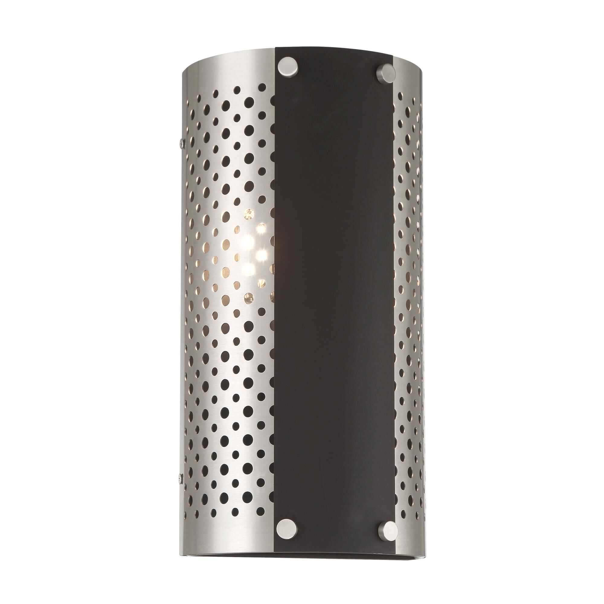 Shown in Brushed Nickel and Sand Coal finish