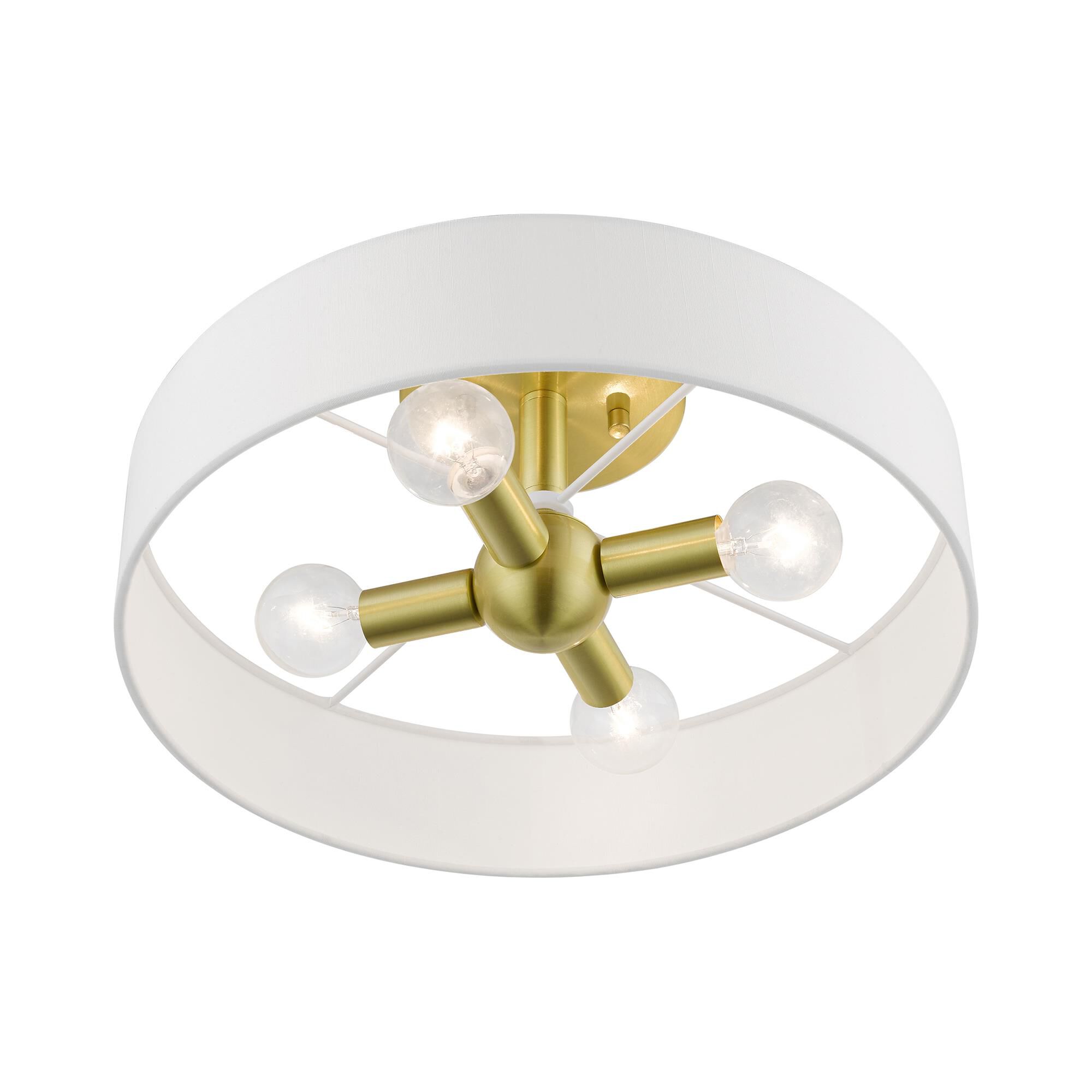 Venlo 14 Inch 4 Light Semi Flush Mount by Livex Lighting