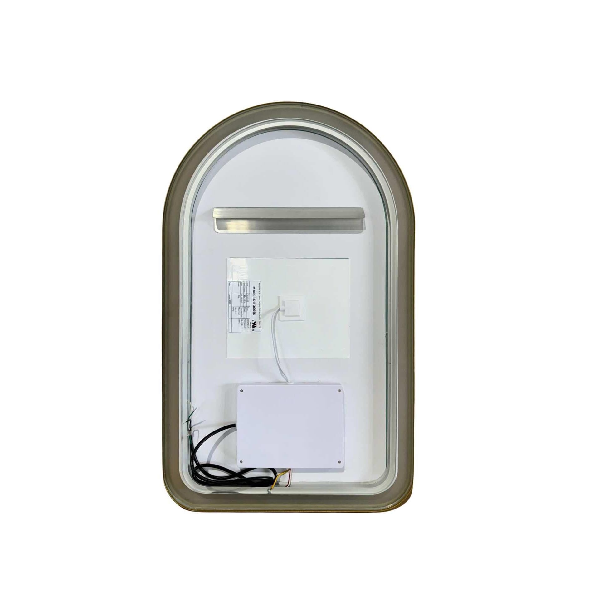 Harmoni 32 Inch Arched LED Lighted Mirror by Elegant Decor