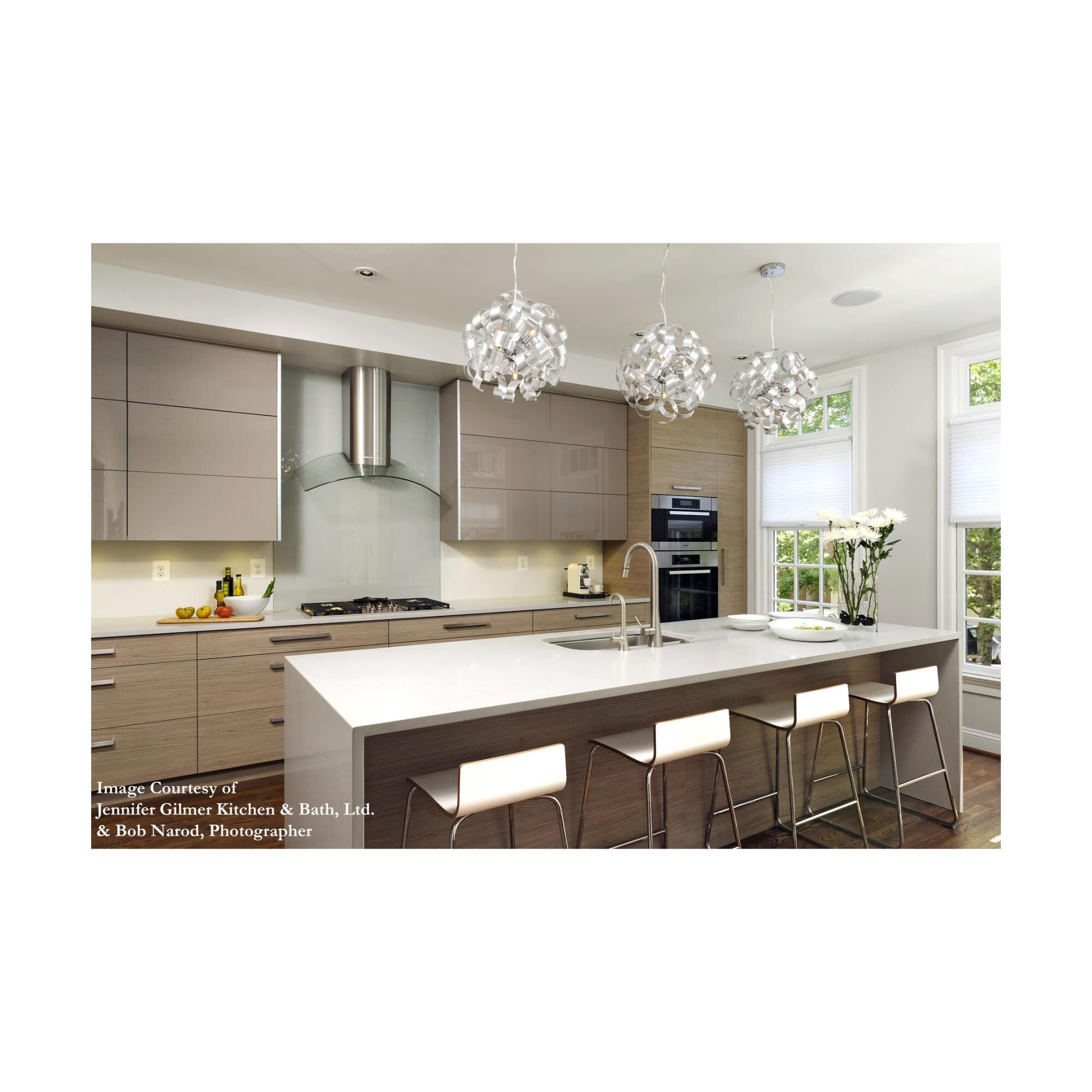 Platinum Collection Ribbons 17 Inch Large Pendant by Quoizel