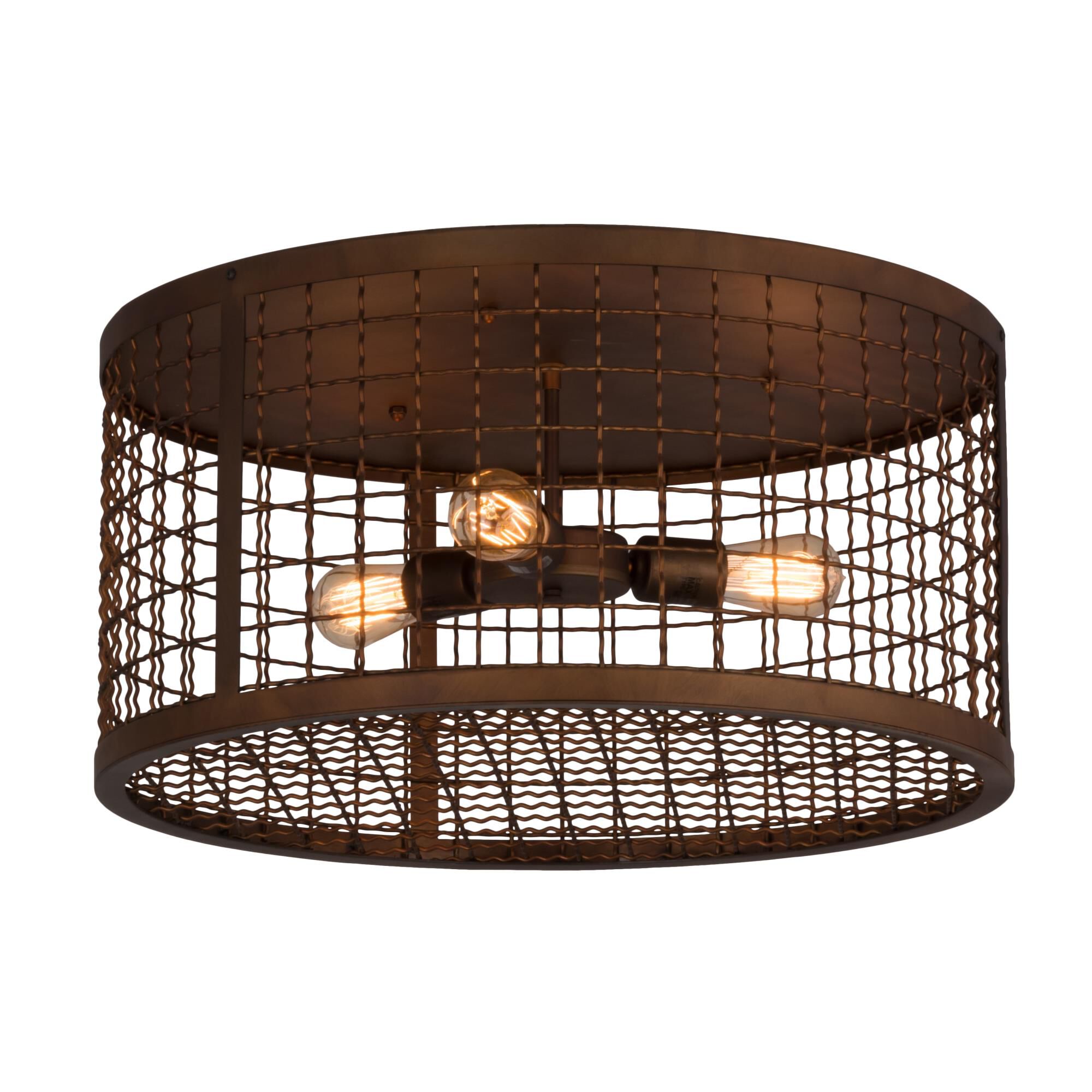 24 Inch 3 Light Flush Mount by Meyda Lighting