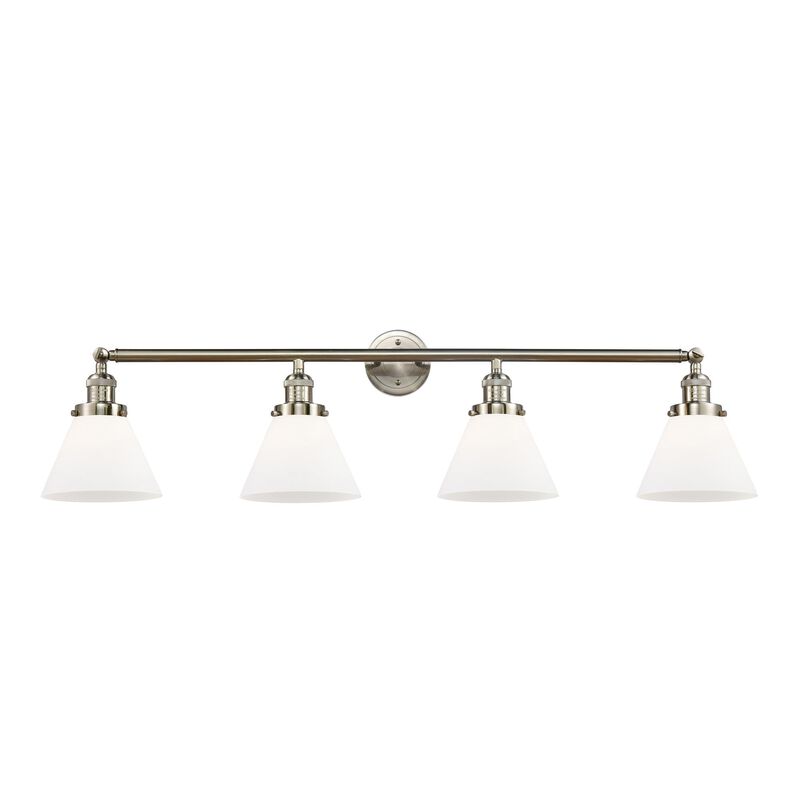 Bruno Marashlian Large Cone 43 Inch 4 Light Bath Vanity Light by Innovations Lighting