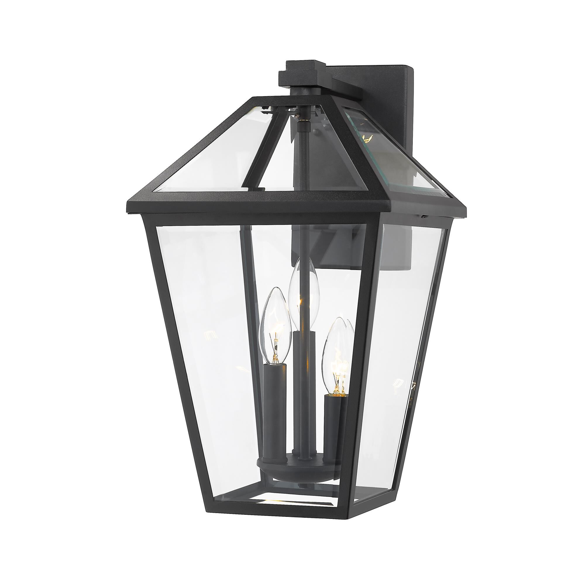 Talbot 21 Inch Tall 3 Light Outdoor Wall Light by Z-Lite