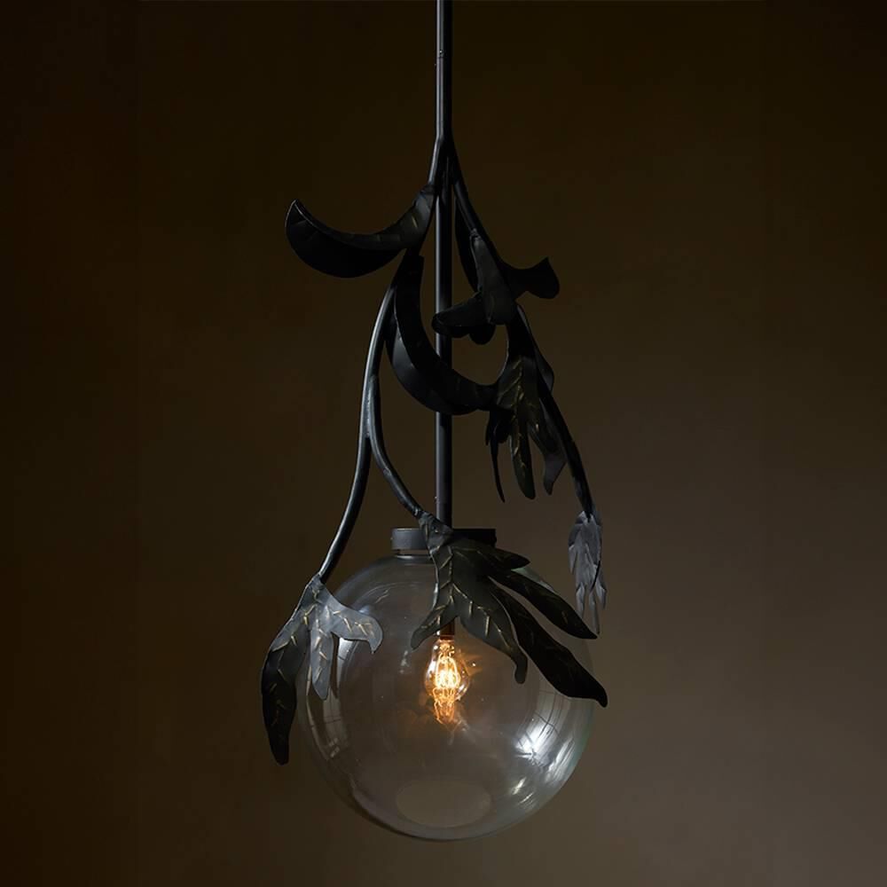 Shown in Bronze finish and Clear glass