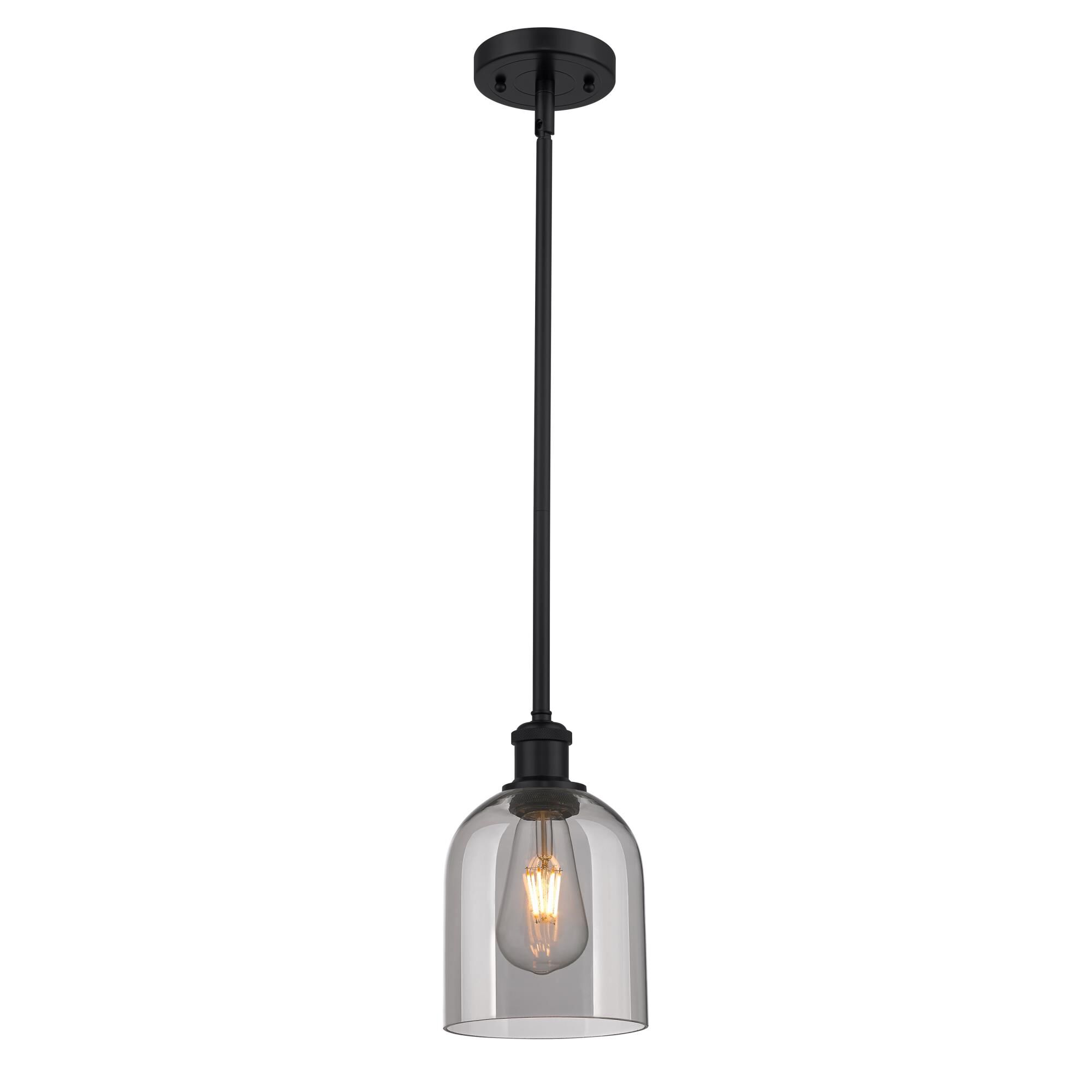 Shown in Matte Black finish and Light Smoke glass