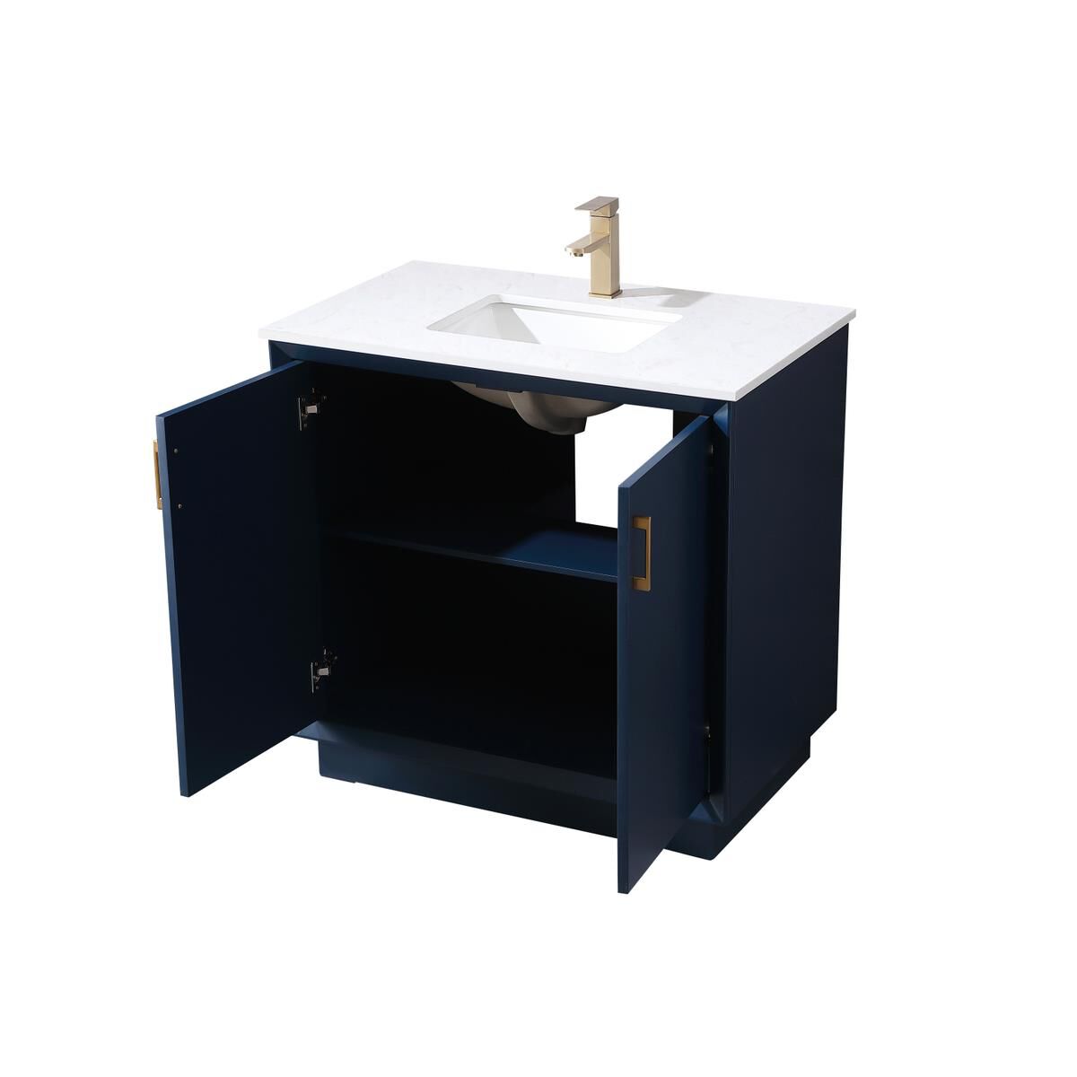 Shown in Blue finish