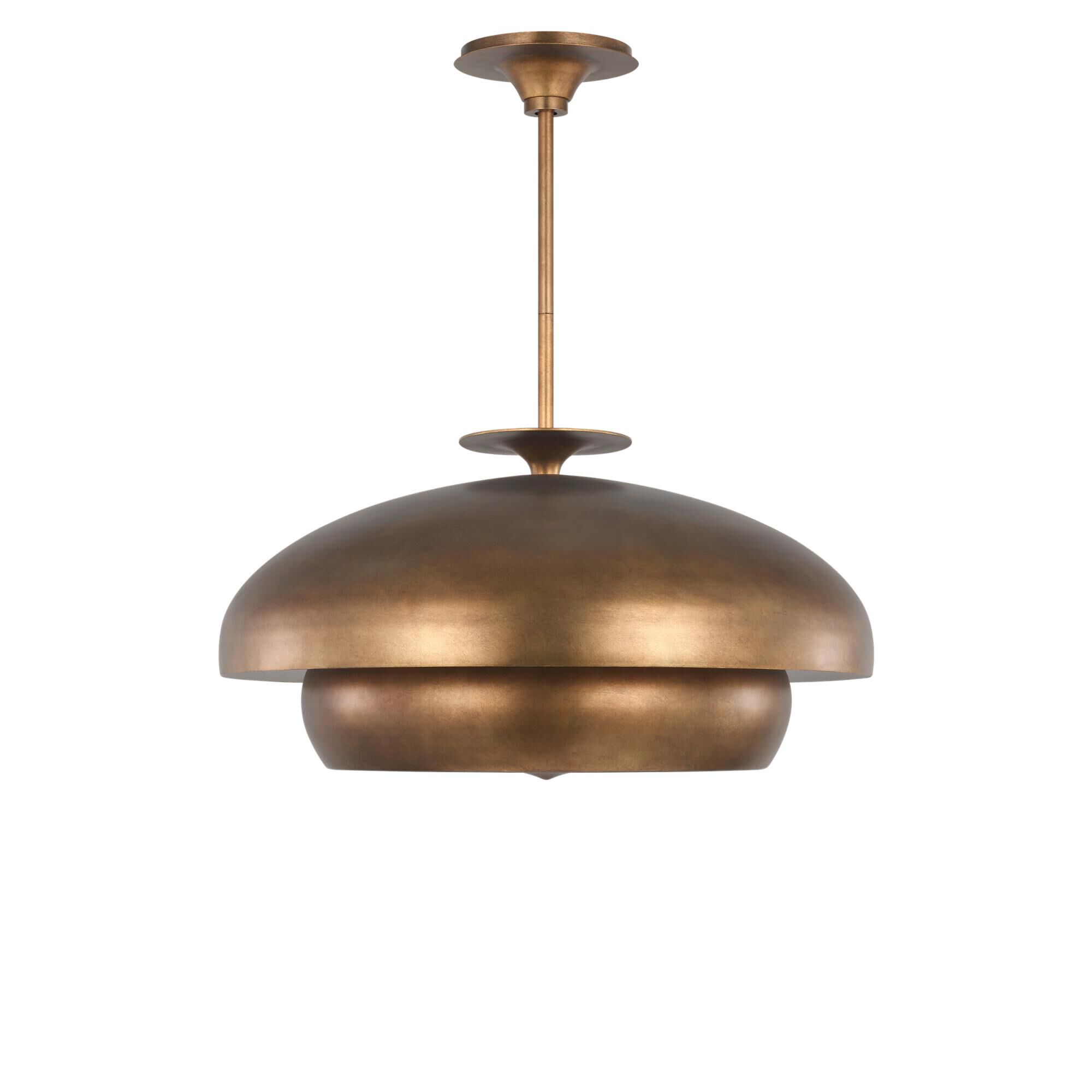 Shown in Vintage Gild finish and Silk Print Inside, Clear Outside Tempered glass