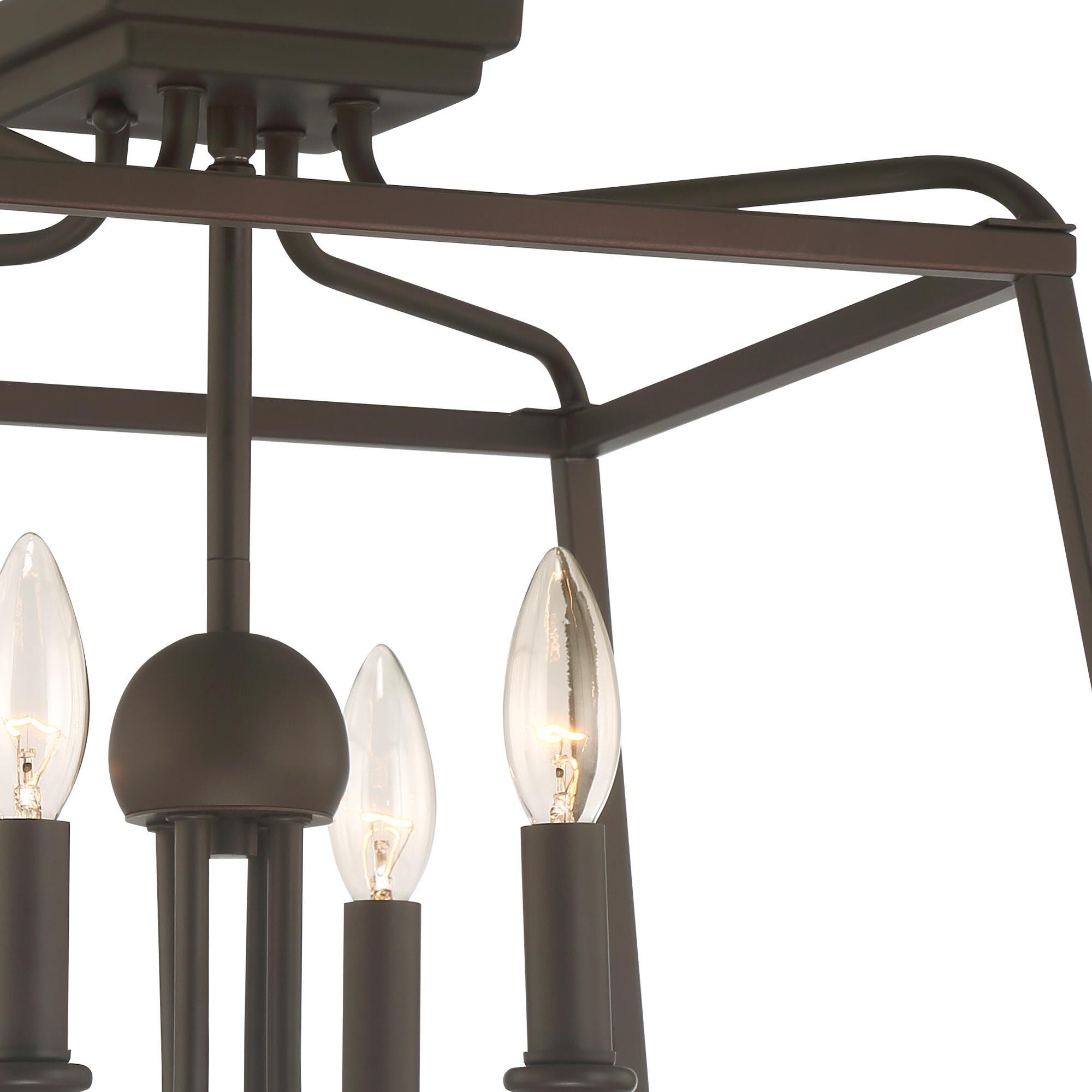 Libby Langdon Sylvan 16 Inch 4 Light Semi Flush Mount by Crystorama