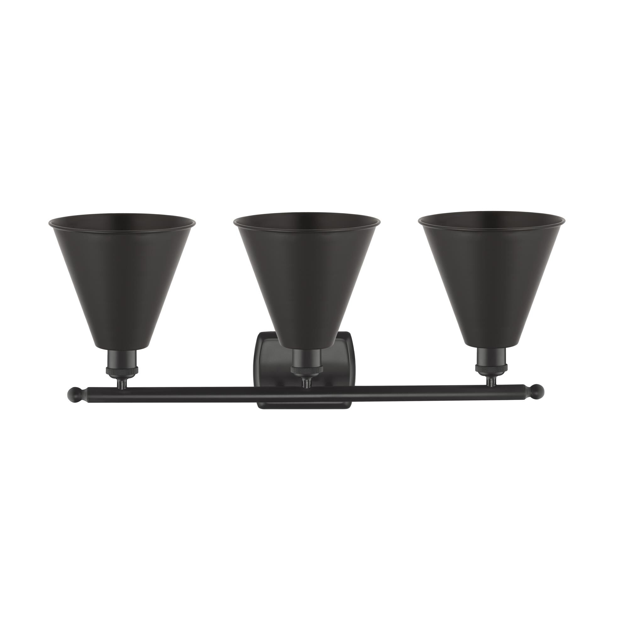 Shown in Matte Black finish and Matte Black Ballston Cone shade