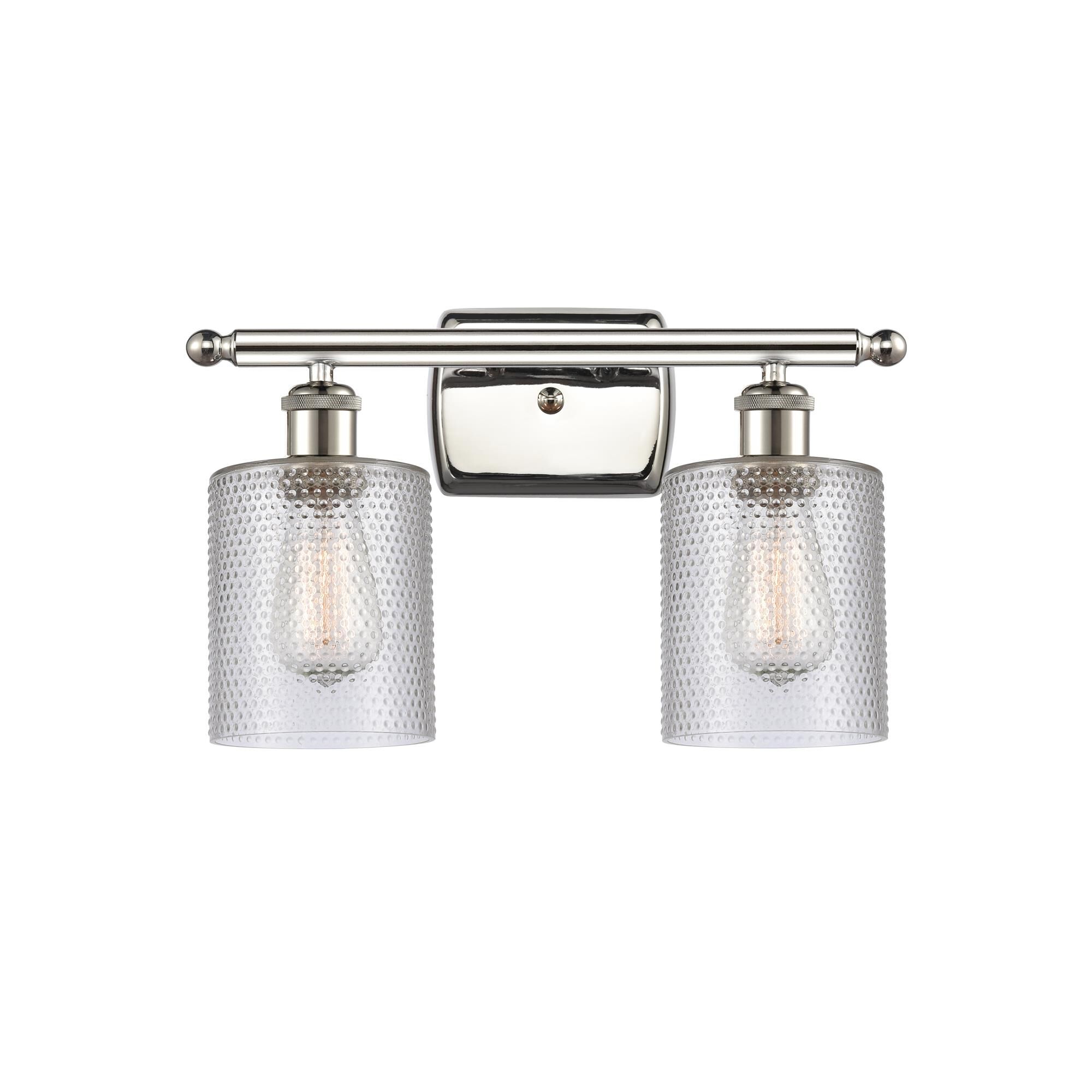 Shown in Polished Nickel finish and Drum glass and Glass shade