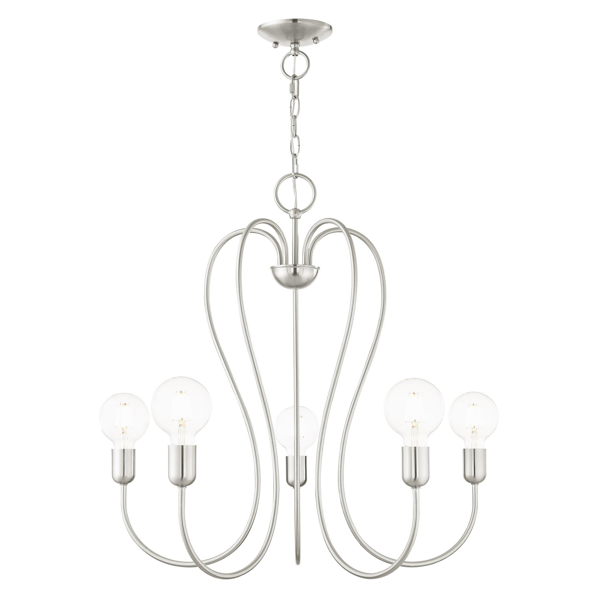 Shown in Brushed Nickel finish