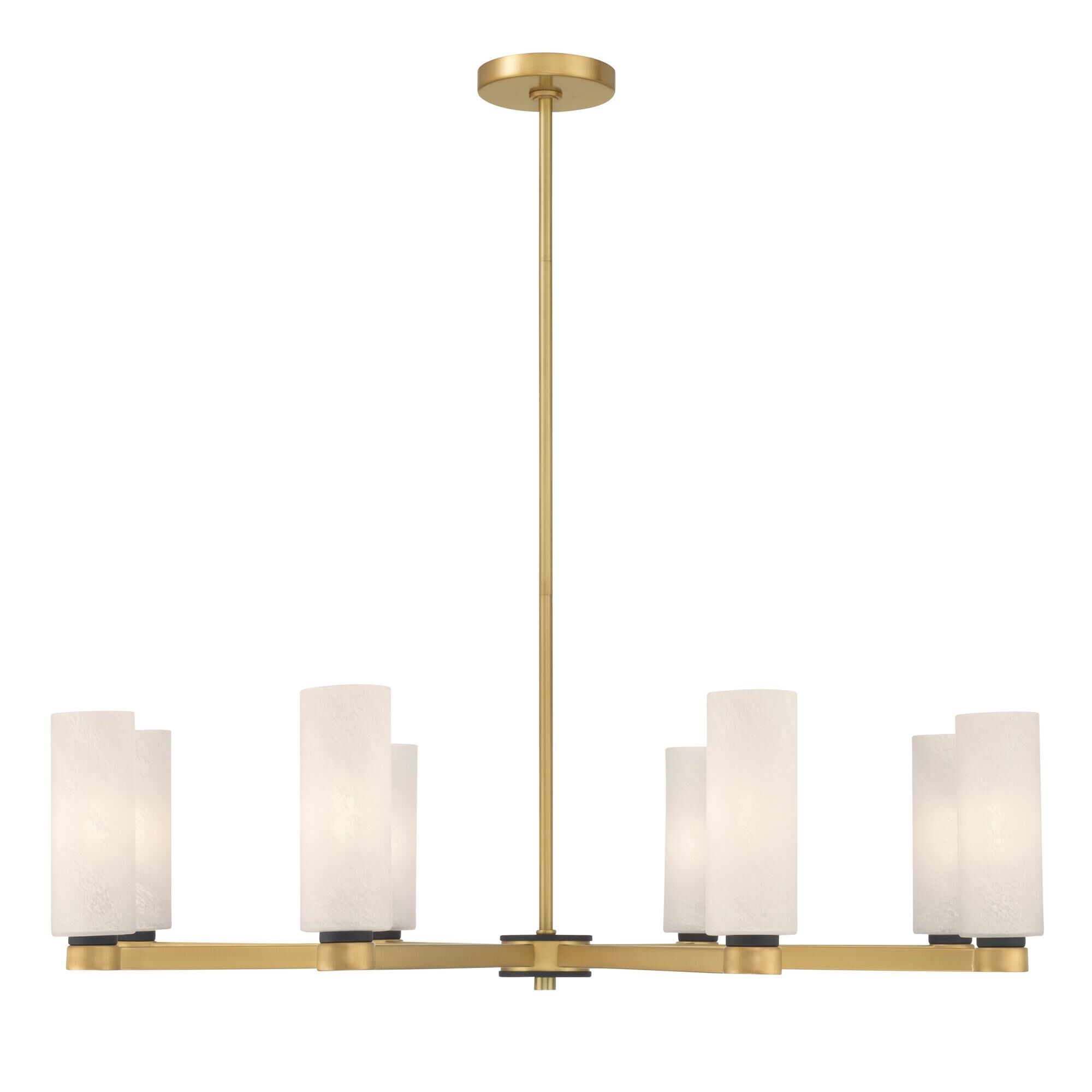 Shown in Legacy Brass finish and Etched Alabaster glass