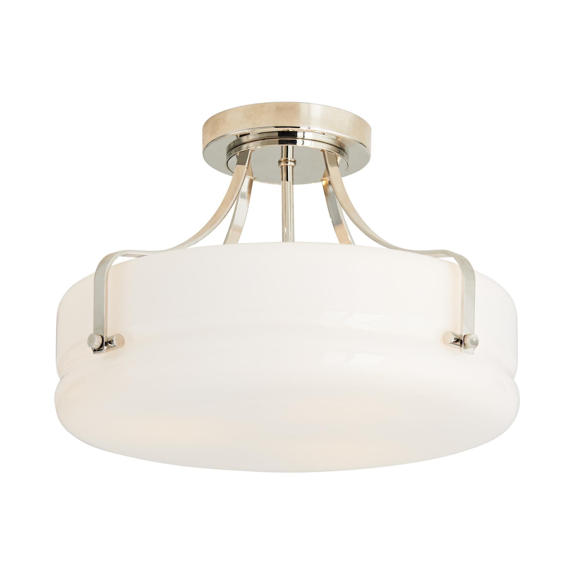 Hurst 13 Inch 3 Light Semi Flush Mount by Arteriors Home